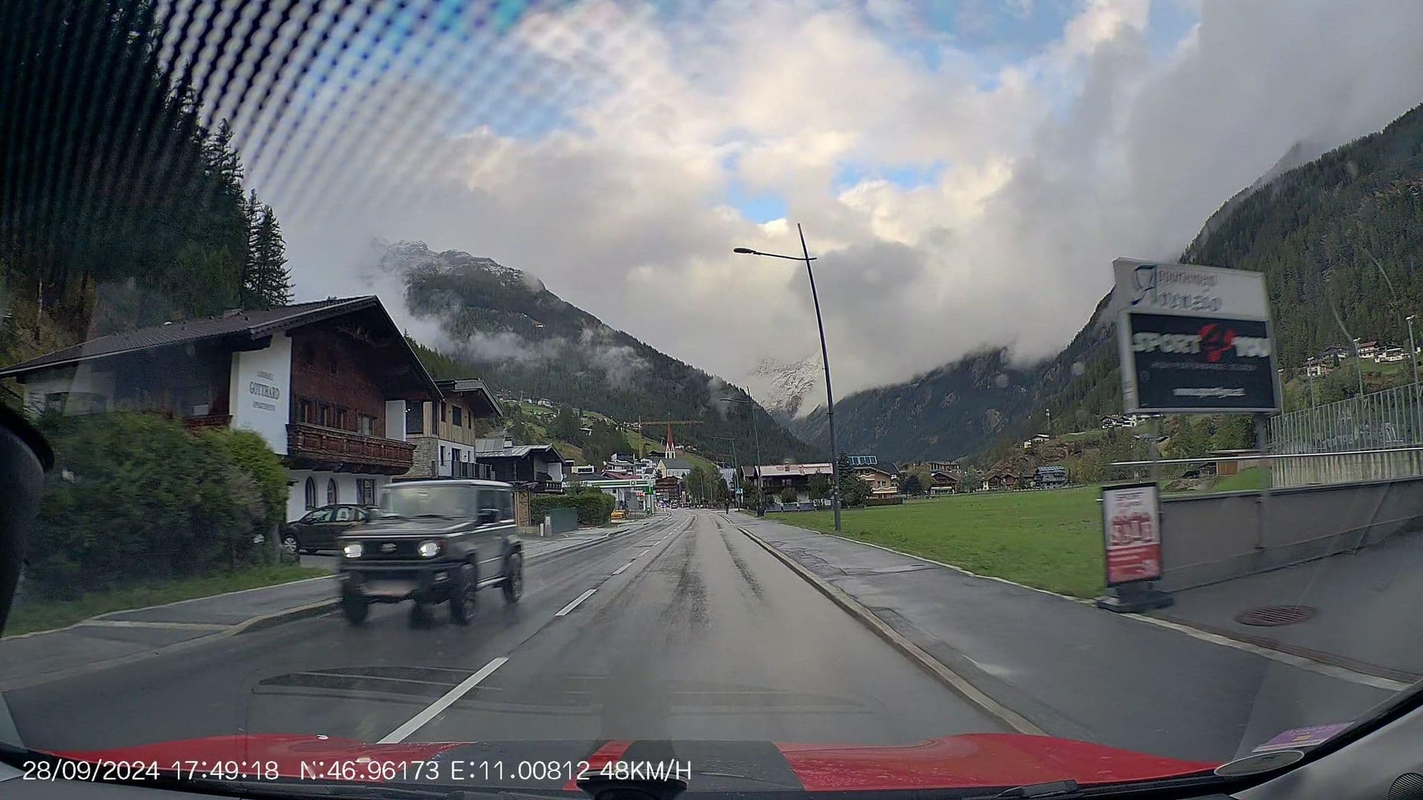 Street view near Gotthard, Sölden