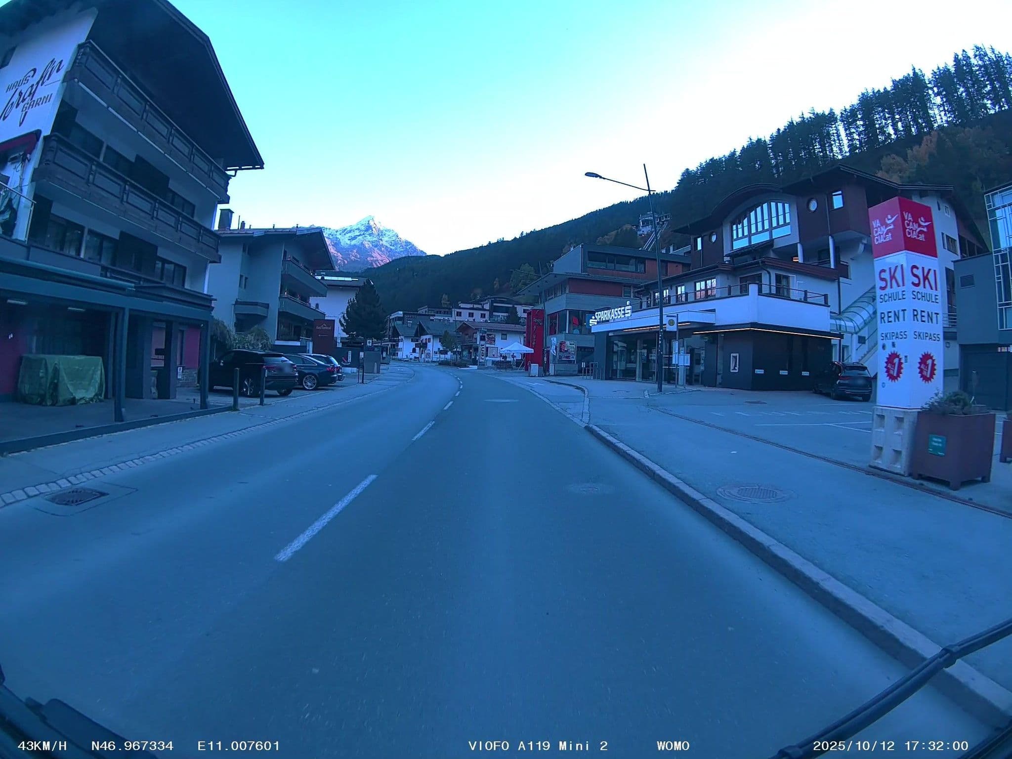 Street view near Haus Serafin, Sölden