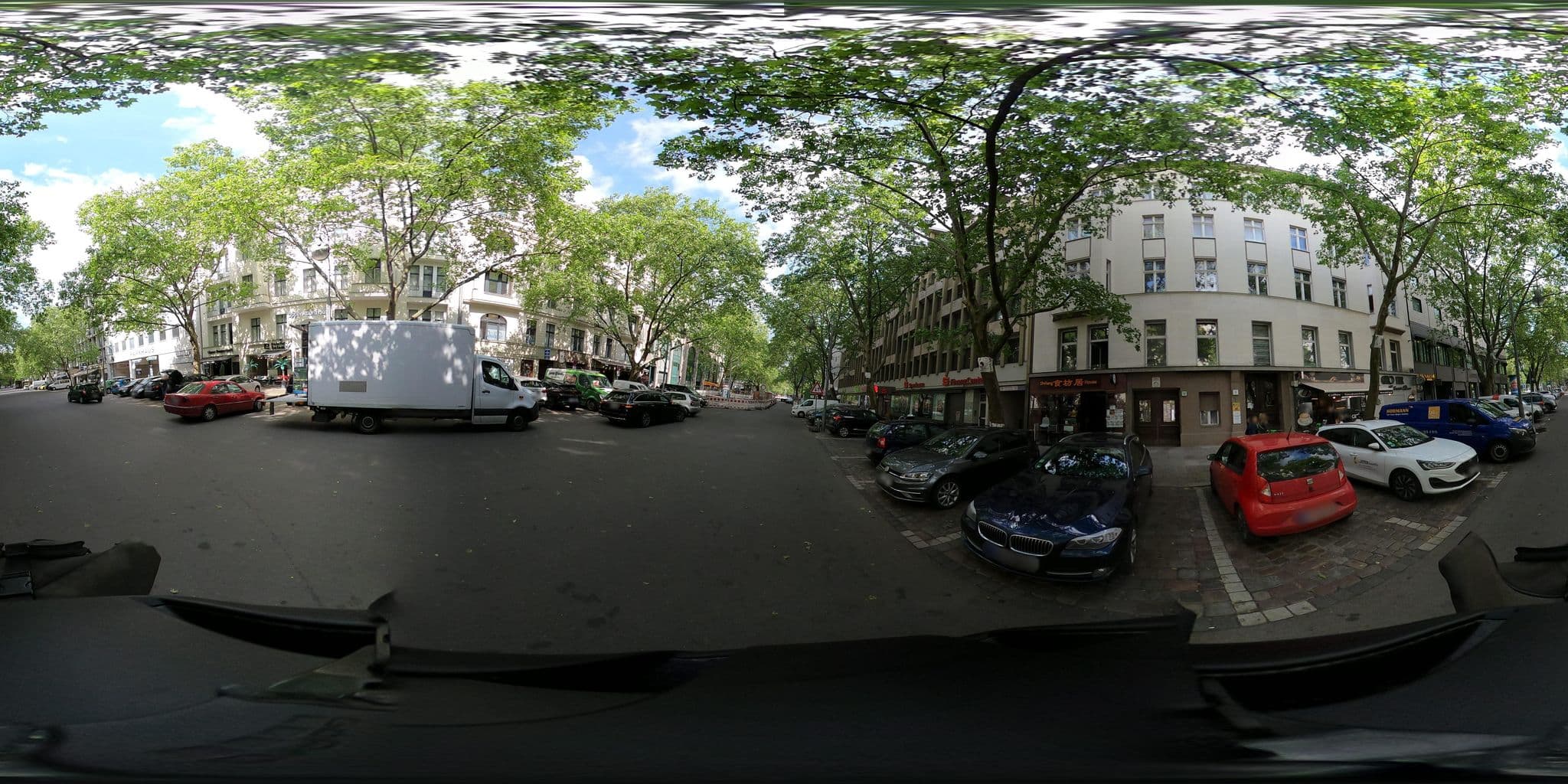 Street view near Upper Room Hotel, Schöneberg — © mlvln (CC BY-SA · Mapillary)