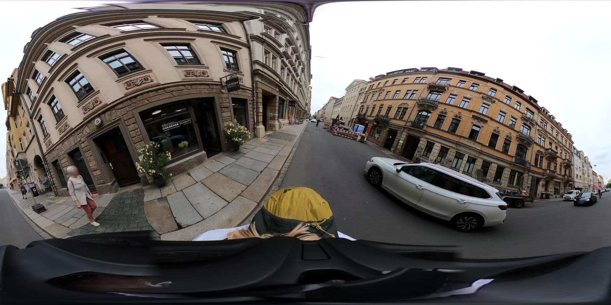 Street view near City-Ferienwohnungen-Dresden, Äußere Neustadt — © geowatti (CC BY-SA · Mapillary)