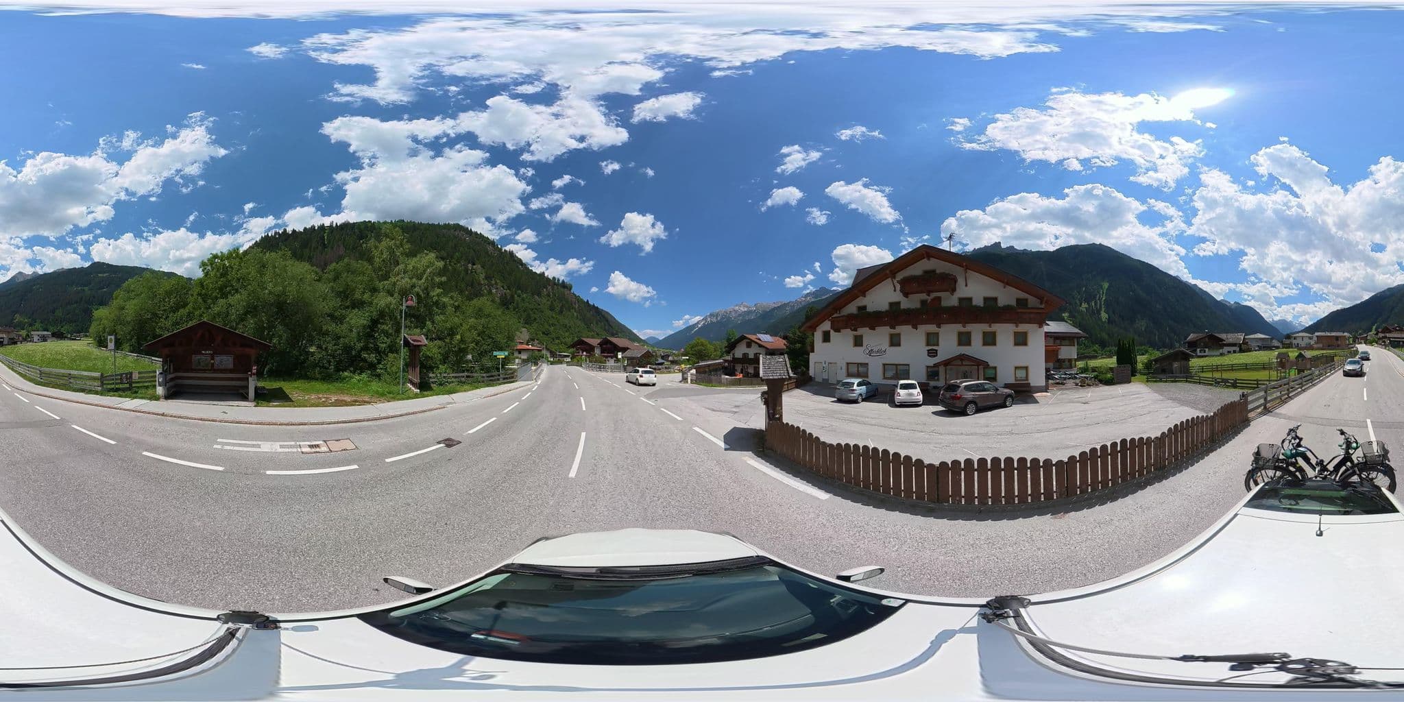 Street view near Pension Elferblick, Neustift im Stubaital