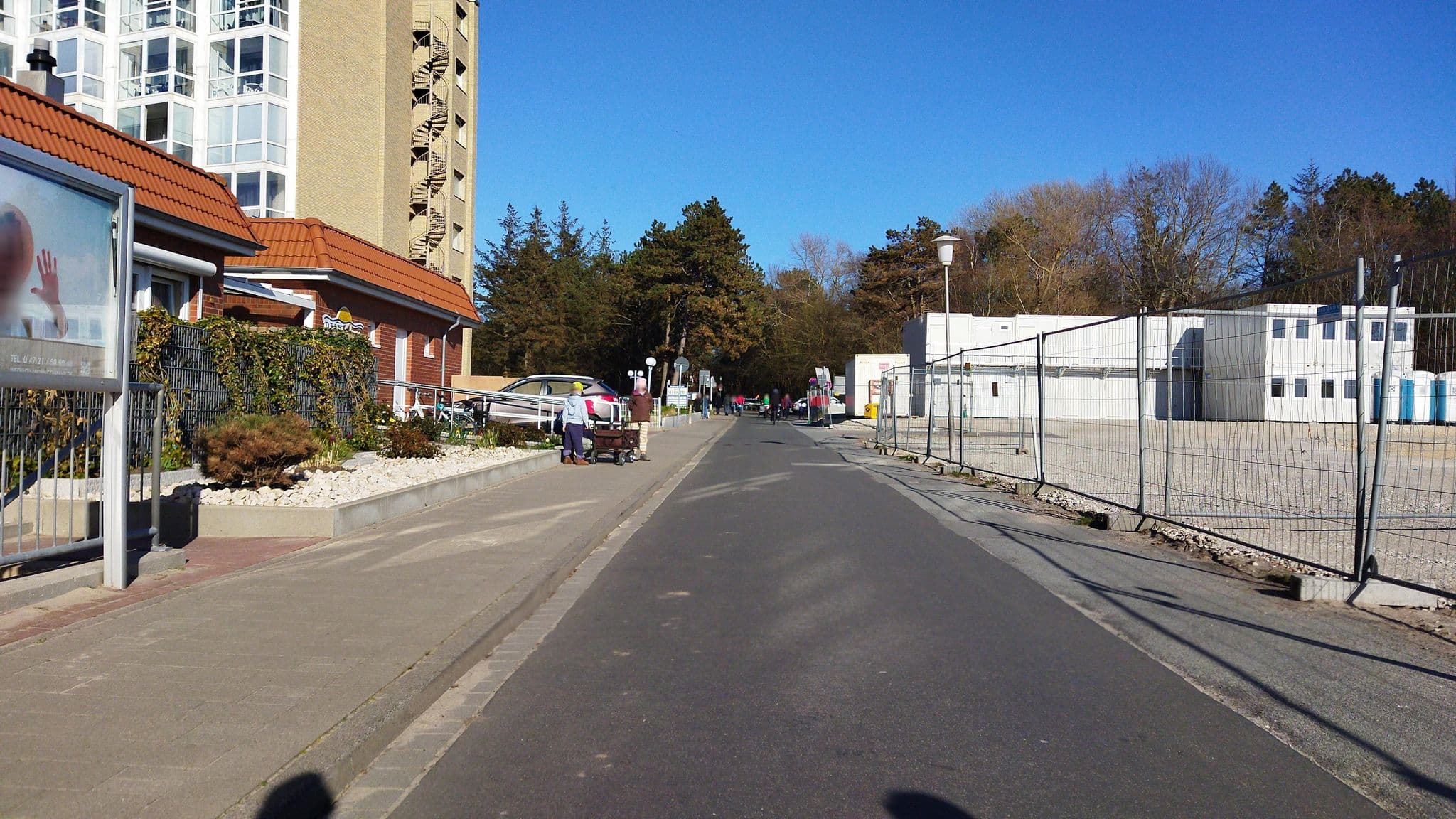 Street view near Blue Ocean, Cuxhaven