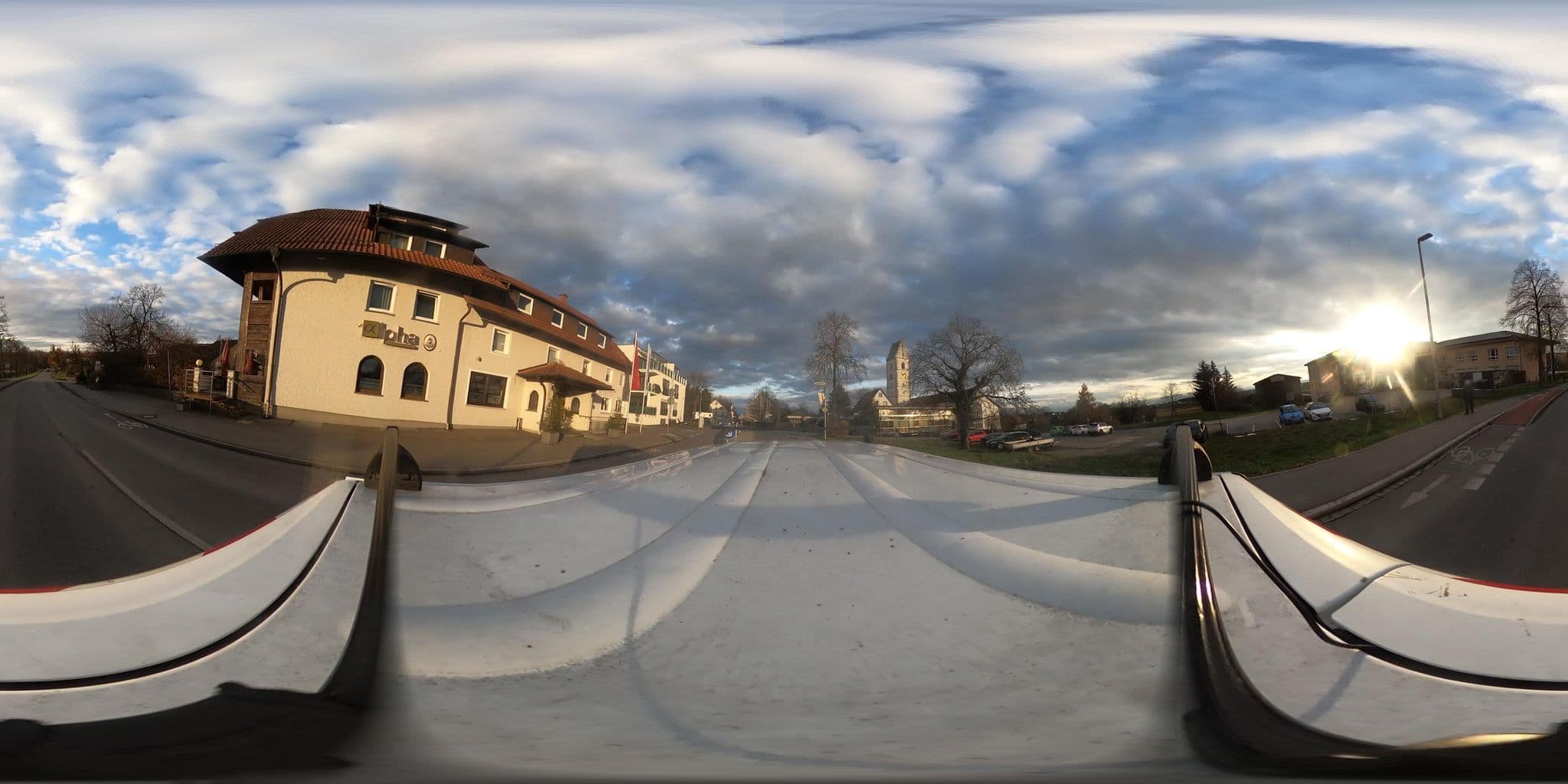 Street view near Alpha, Friedrichshafen