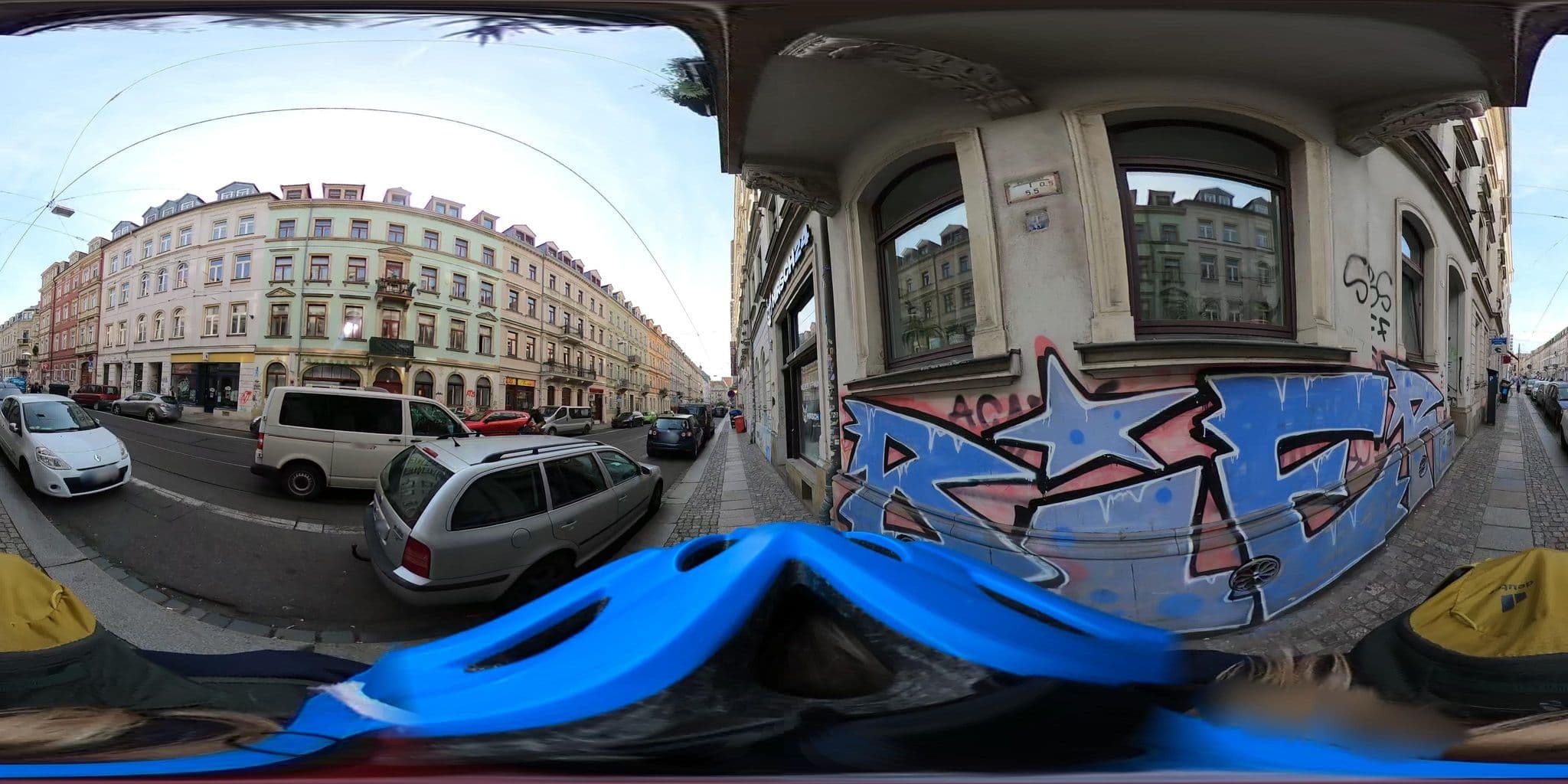 Street view near Schlafwerk19, Äußere Neustadt — © geowatti (CC BY-SA · Mapillary)