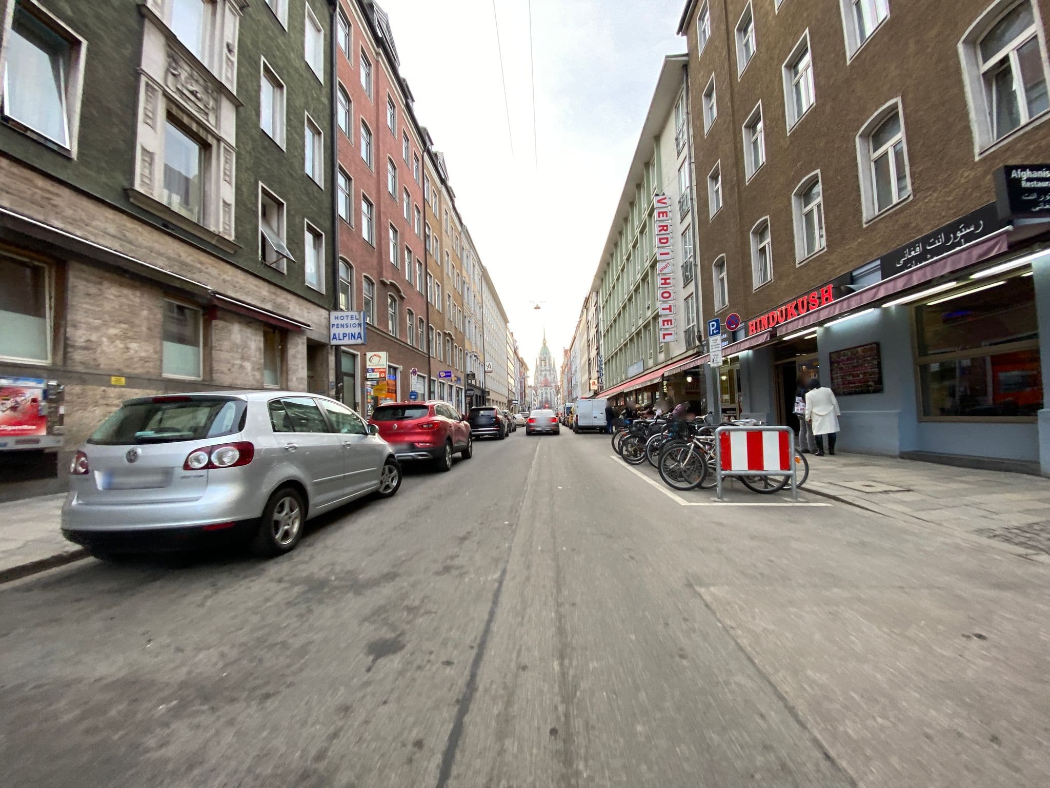 Street view near Alpina, Munich
