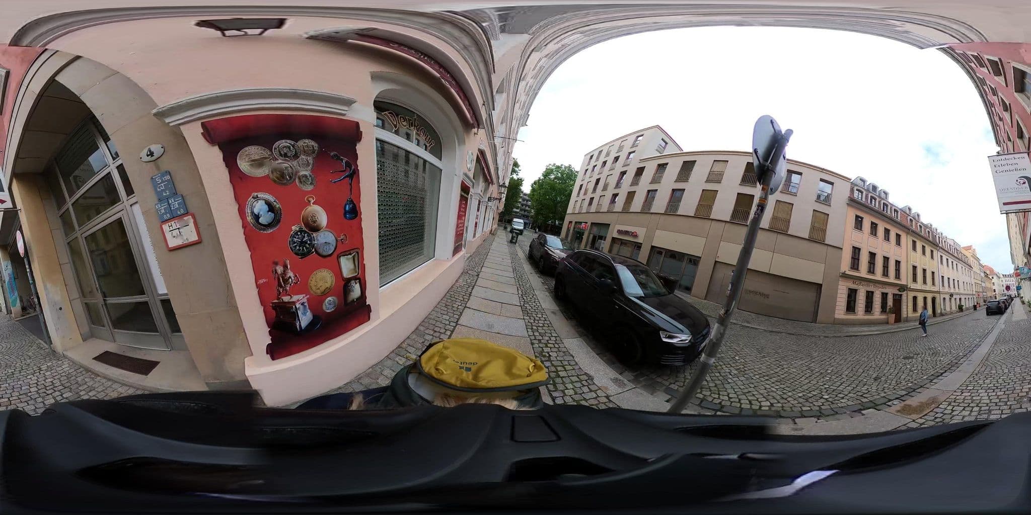 Street view near Ferienwohnung August, Dresden — © geowatti (CC BY-SA · Mapillary)