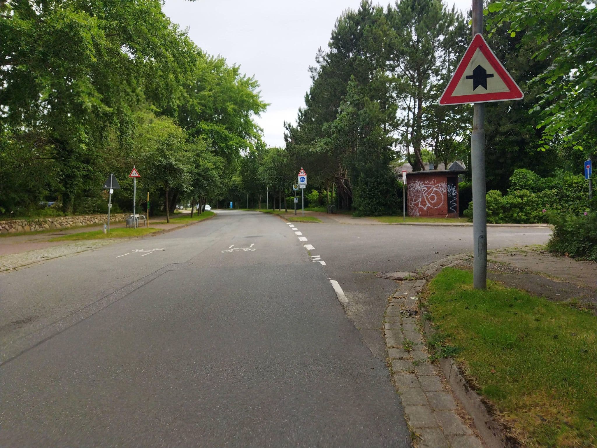 Street view near Gesoeders Hus, Sankt Peter-Ording