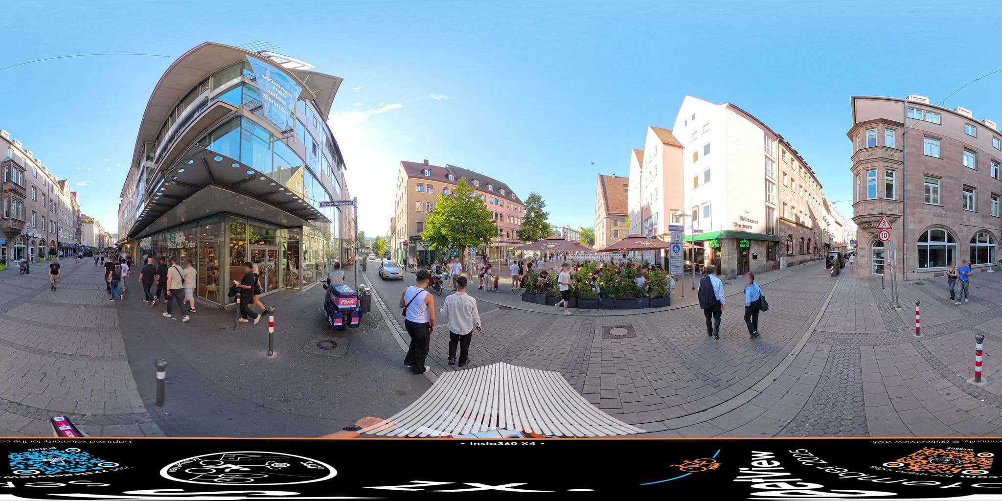 Street view near City Hostel, Nuremberg — © ZXStreetview (CC BY-SA · Mapillary)