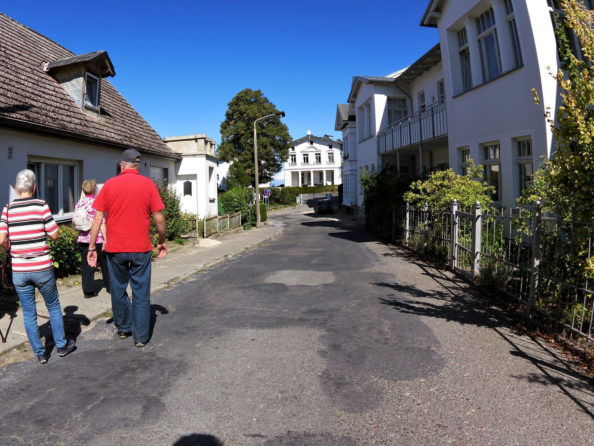 Street view near Villa Jasmin, Seebad Heringsdorf
