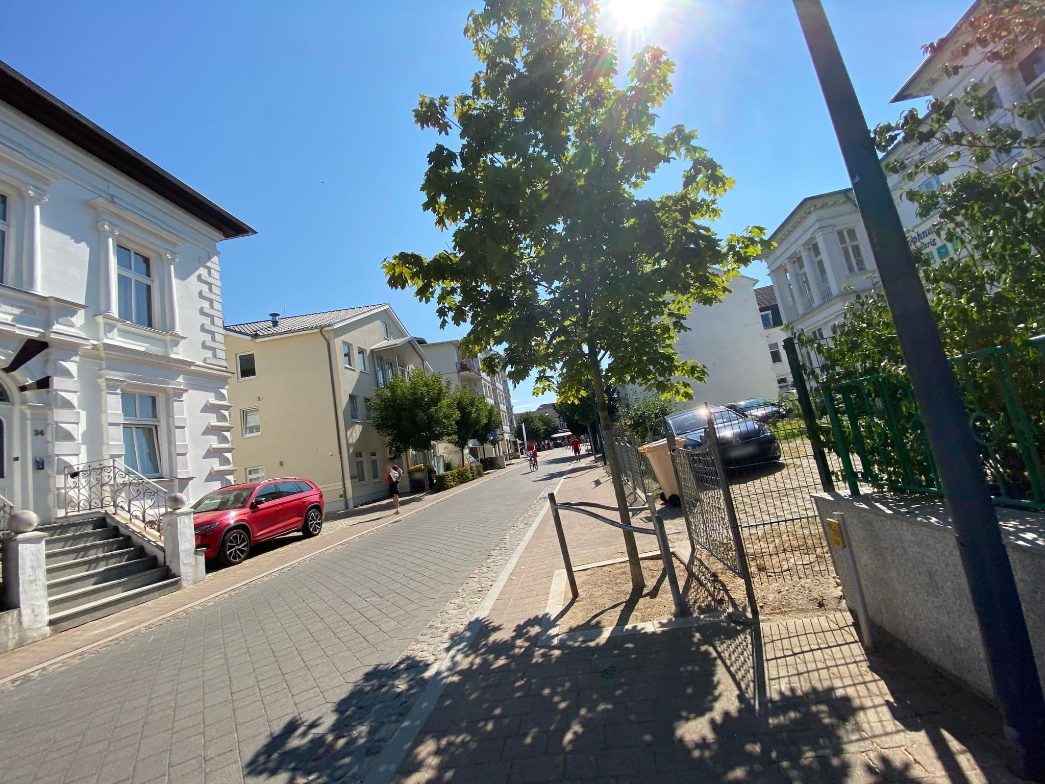 Street view near Villa Carmen, Seebad Heringsdorf