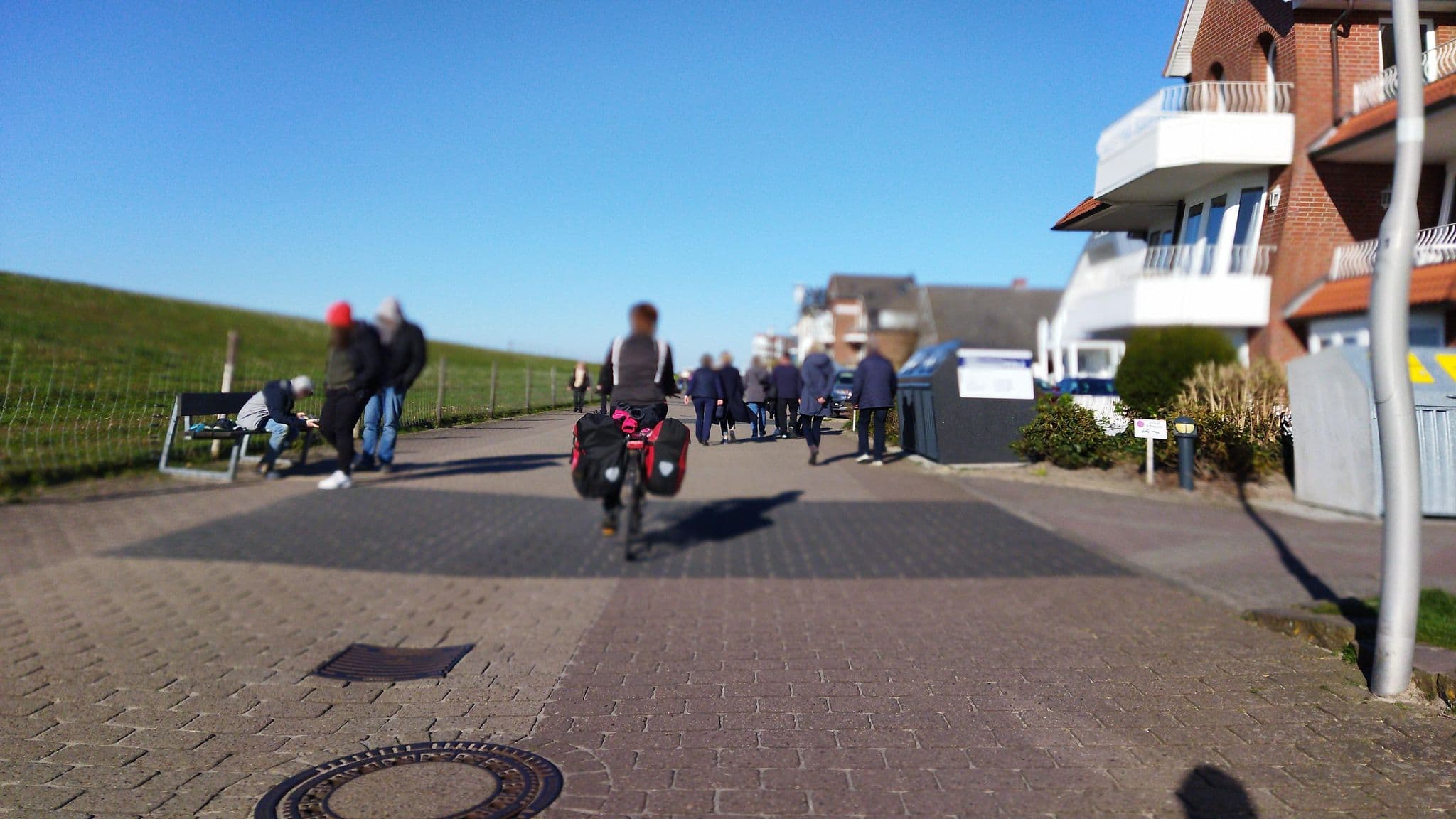Street view near Haus Nordseeperle, Cuxhaven