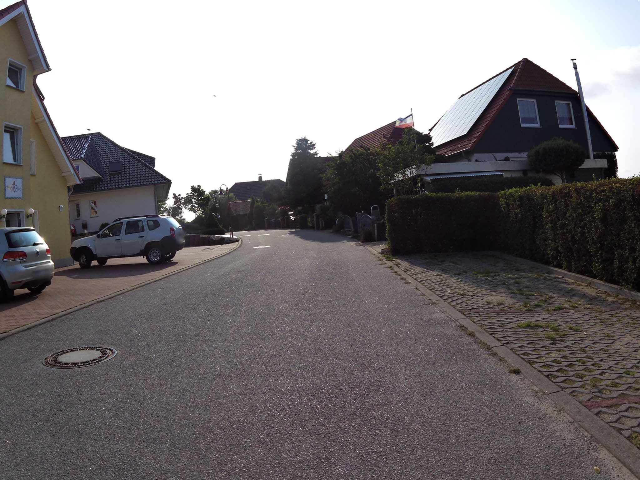 Street view near Villa Europa, Seebad Heringsdorf