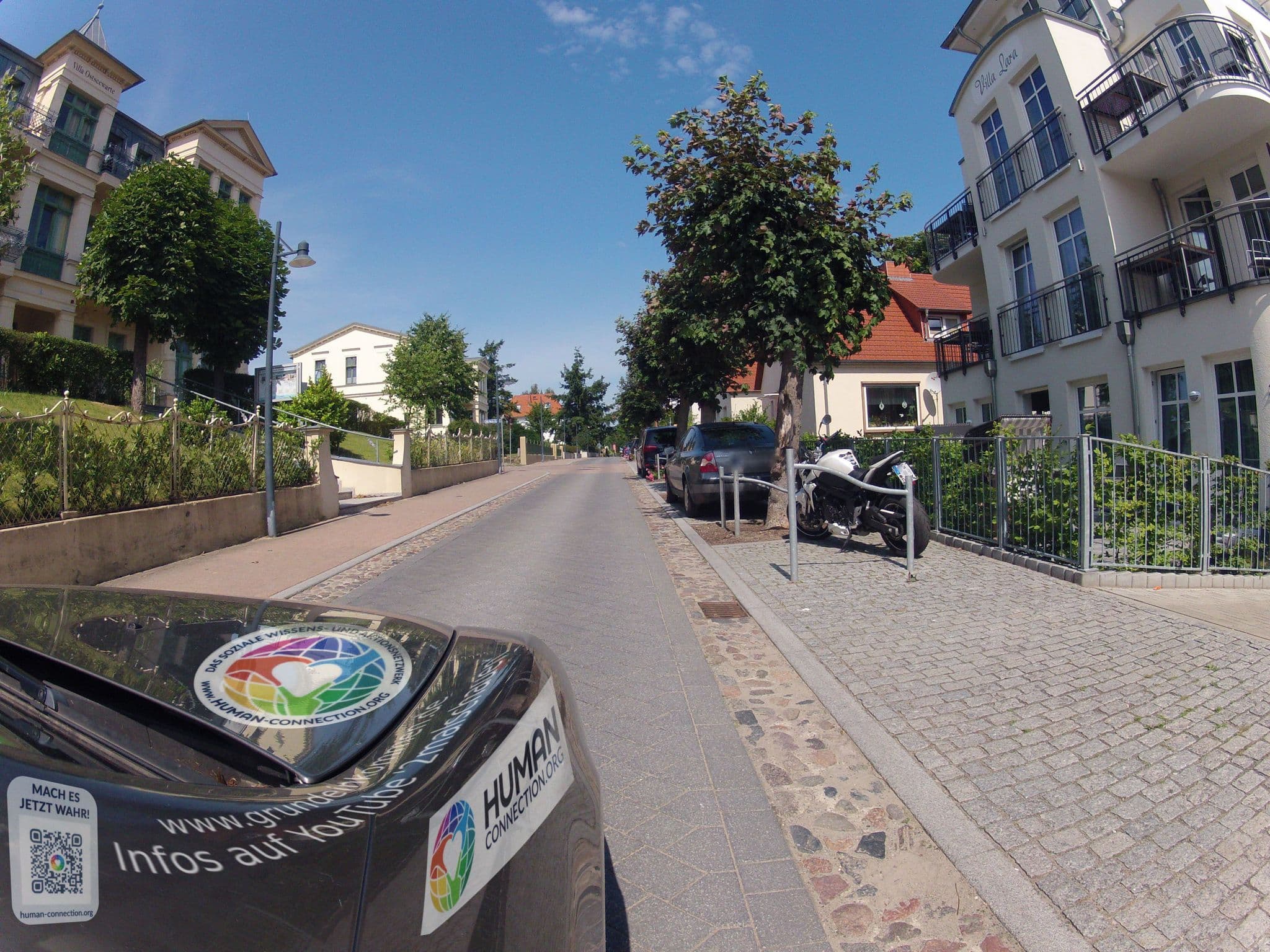 Street view near Villa Ostseewarte, Seebad Heringsdorf