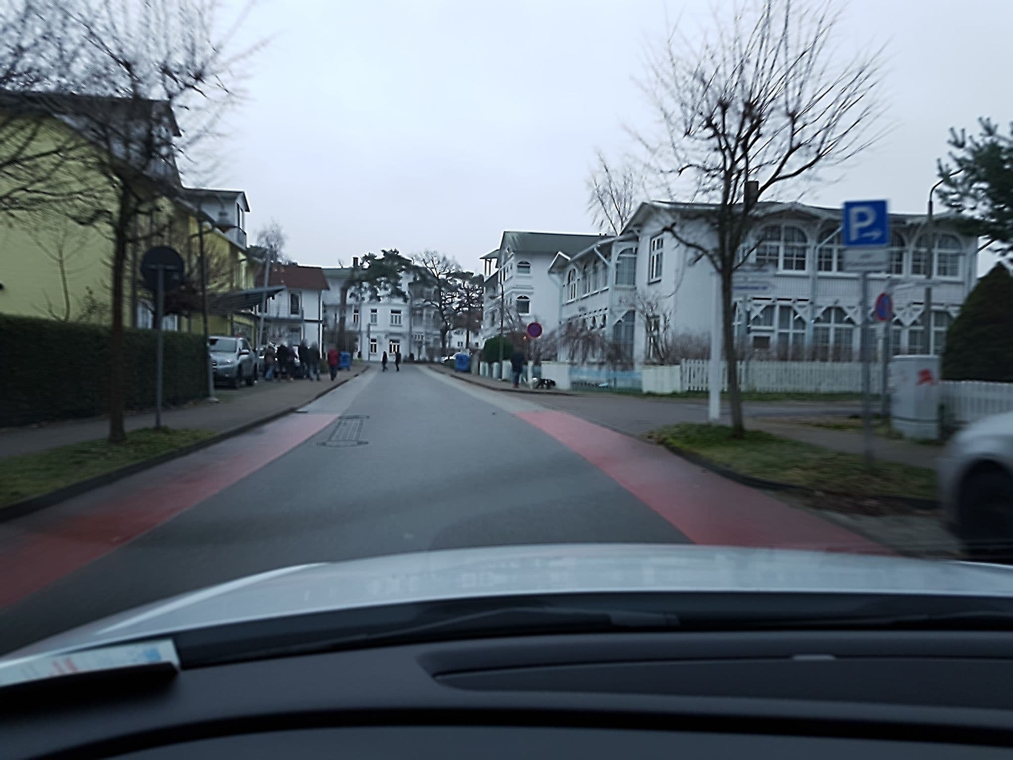 Street view near Villa Hoffnung, Ostseebad Binz