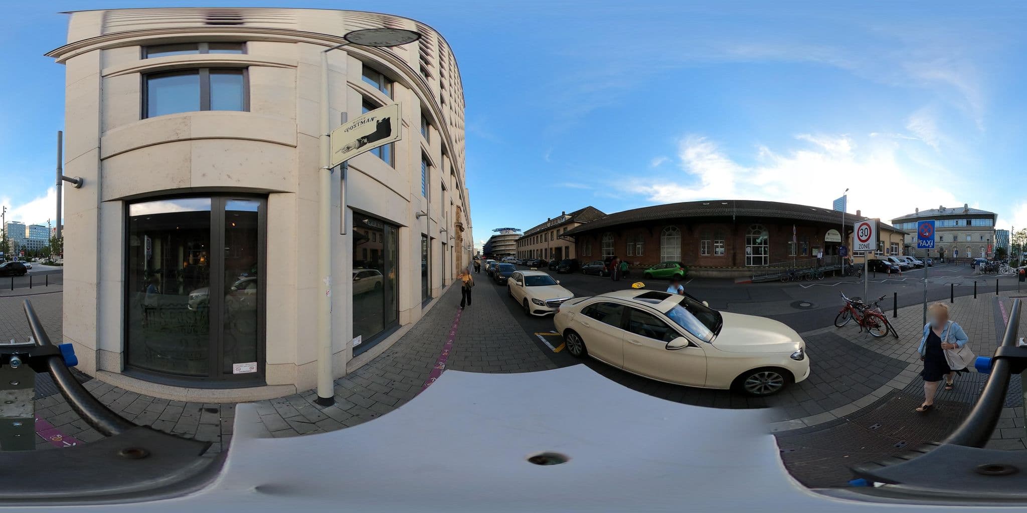 Street view near Hilton Garden Inn Mannheim, Mannheim — © wegavision (CC BY-SA · Mapillary)