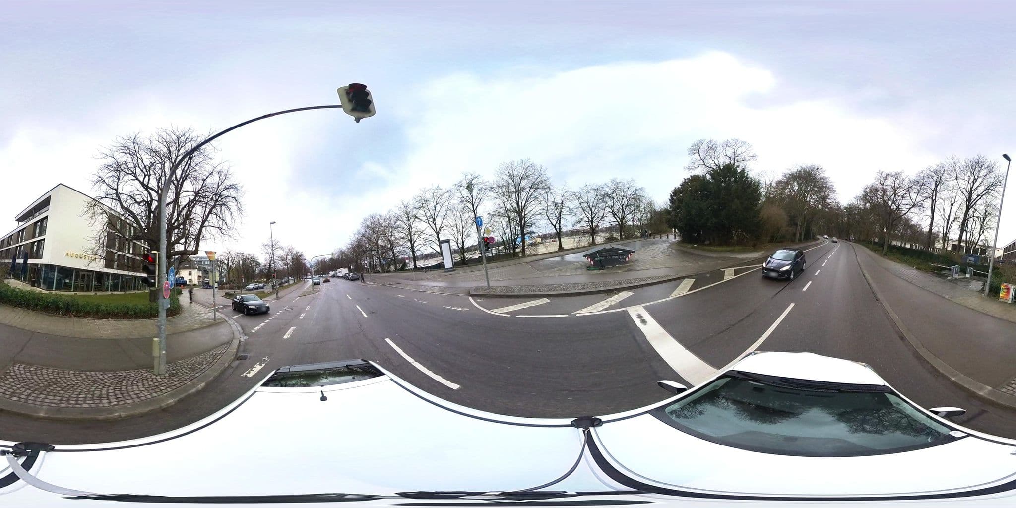Street view near Hotel Augustin, Munich