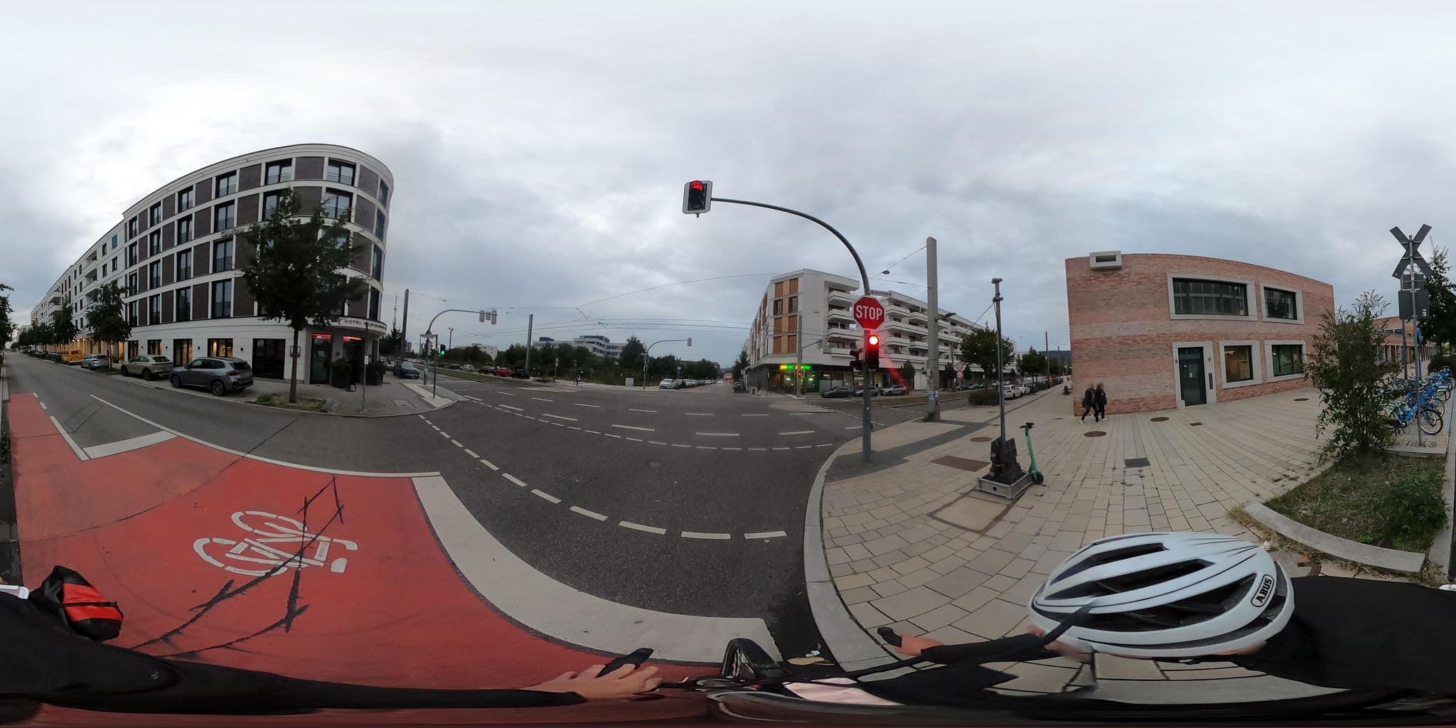 Street view near Qube Bahnstadt, Heidelberg — © RadNETZ (CC BY-SA · Mapillary)