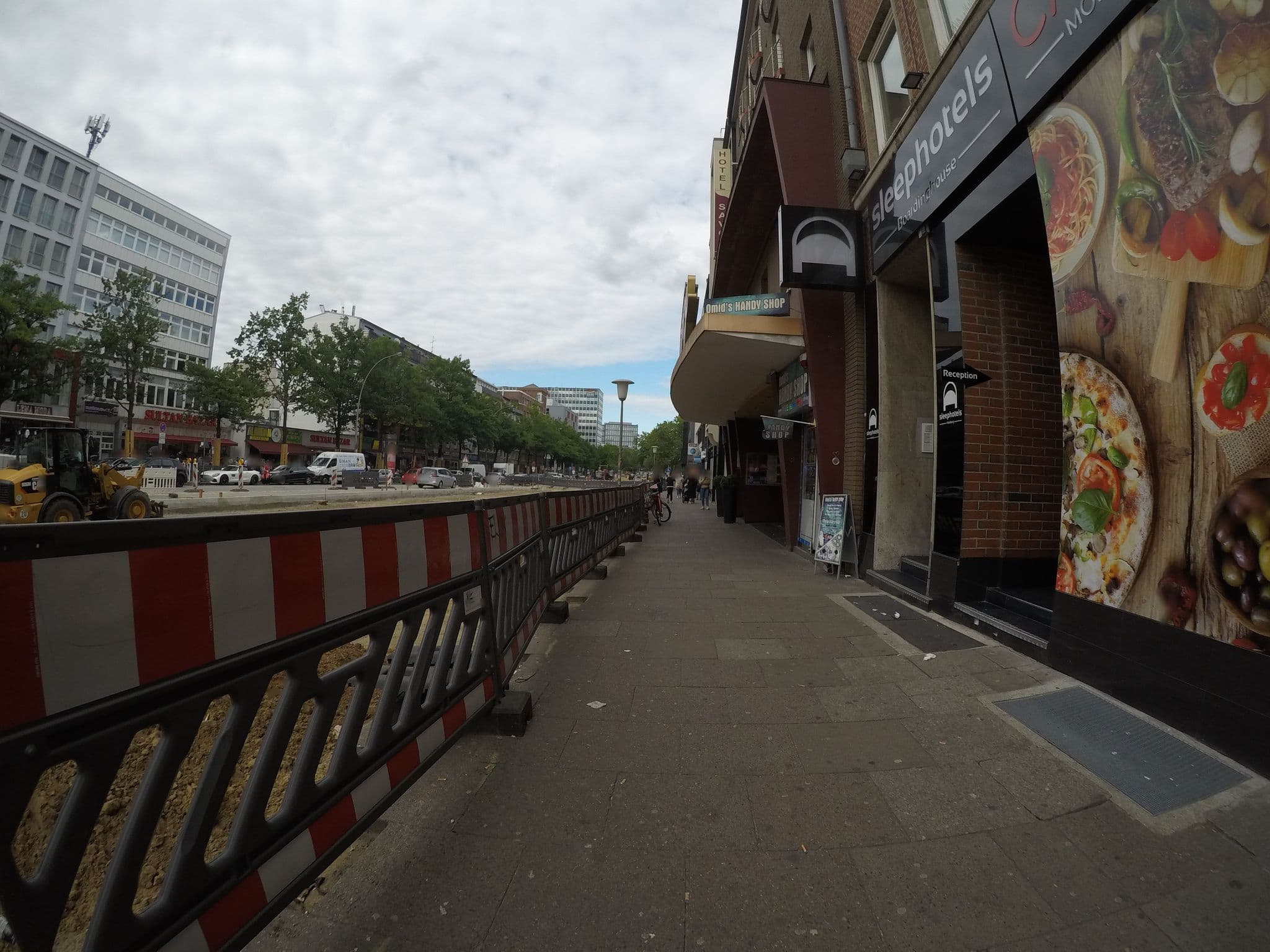 Street view near Sleephotels, St. Georg — © veloroute_hamburg (CC BY-SA · Mapillary)