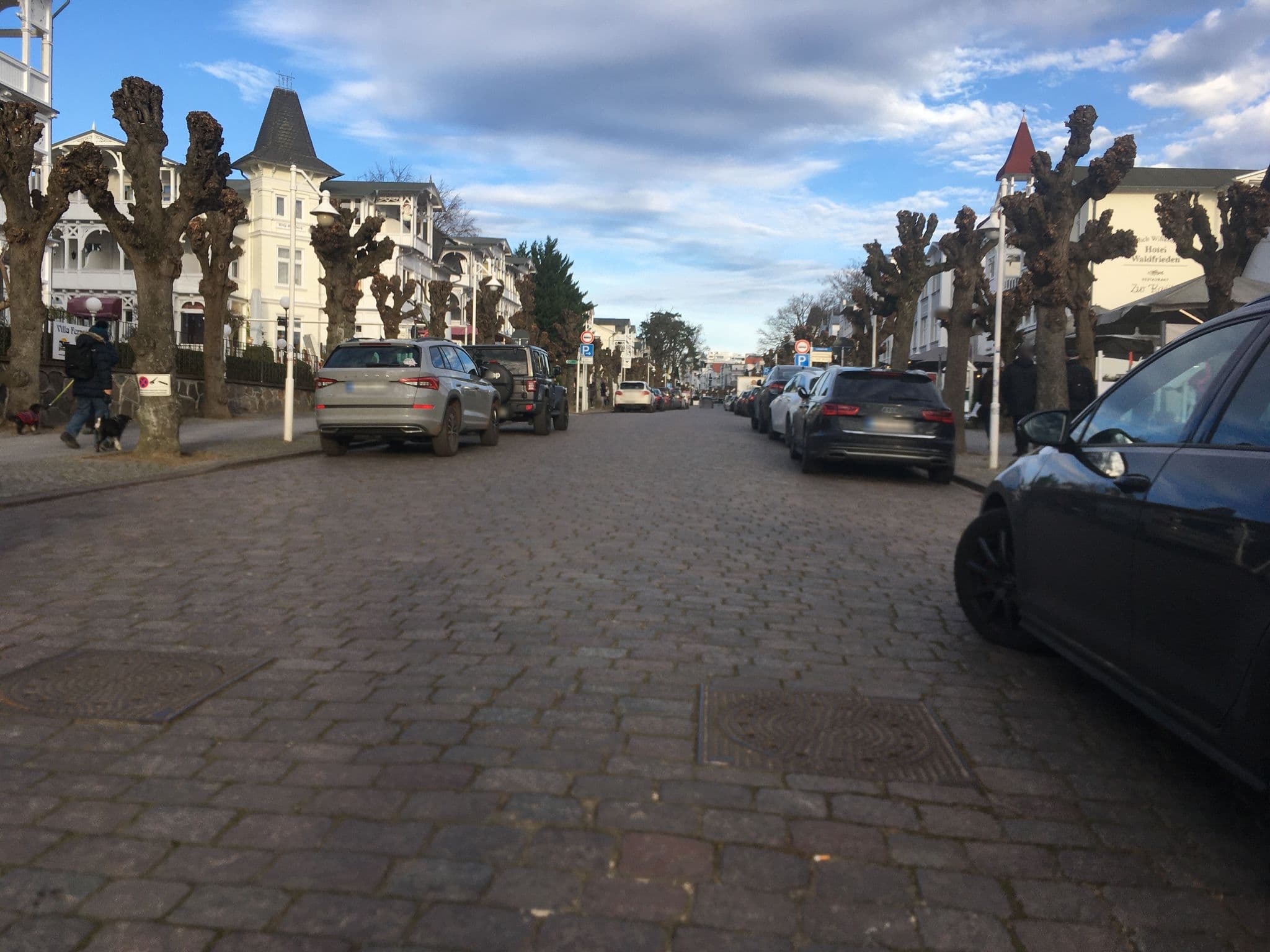 Street view near Villa Fernsicht, Sellin