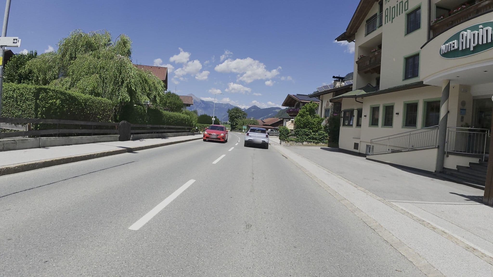 Street view near Hotel Alpina, Ried im Zillertal — © Guzzi_Franze (CC BY-SA · Mapillary)