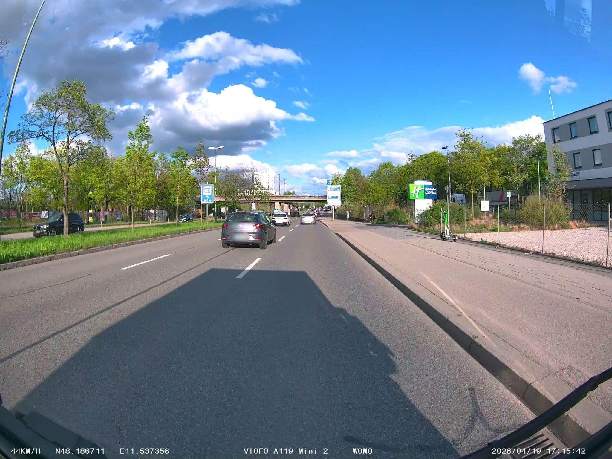 Street view near Holiday Inn Express, Munich