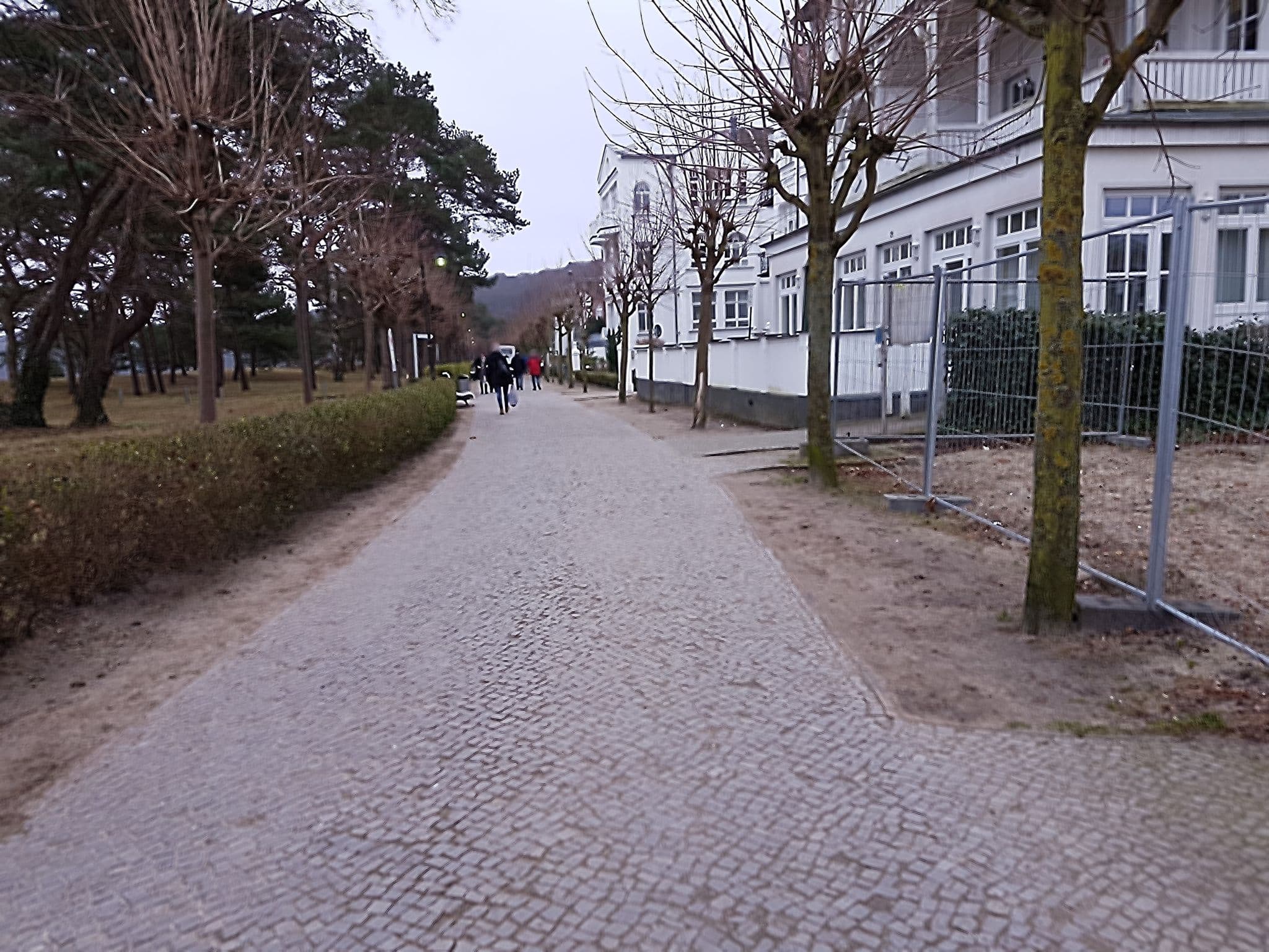 Street view near Villa Charlotte, Ostseebad Binz