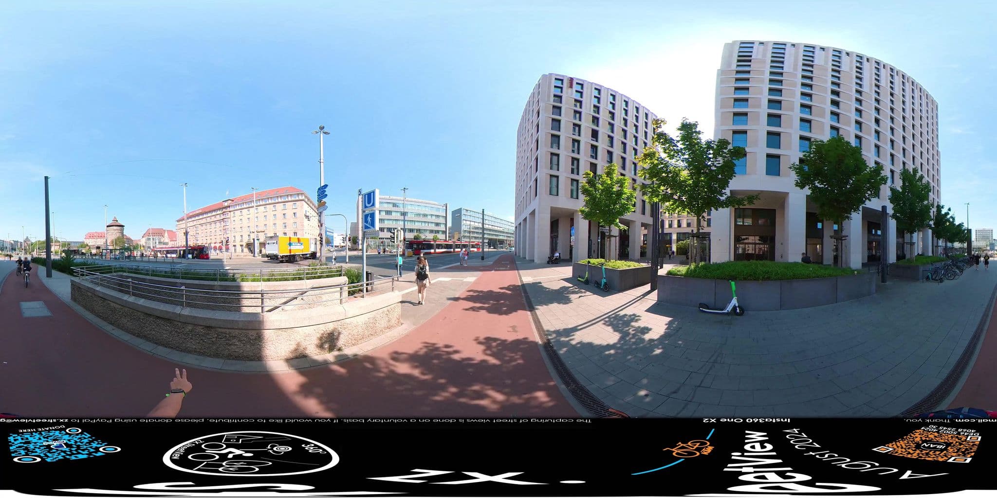 Street view near The Cloud One Nürnberg, Nuremberg — © ZXStreetview (CC BY-SA · Mapillary)
