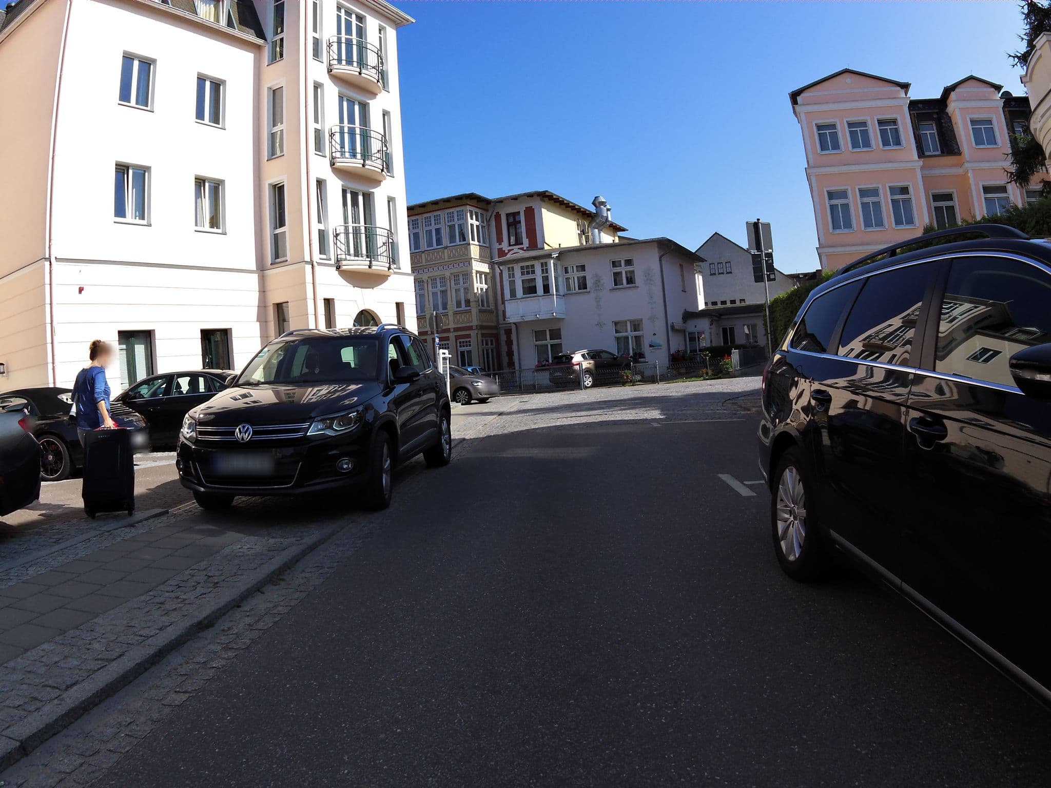 Street view near Villa Möve, Seebad Heringsdorf