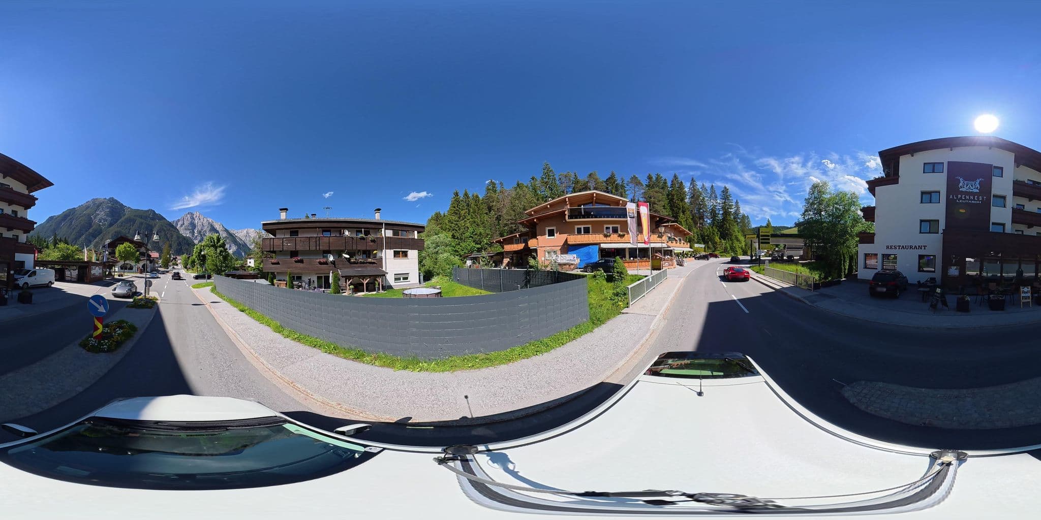 Street view near Alpennest, Leutasch