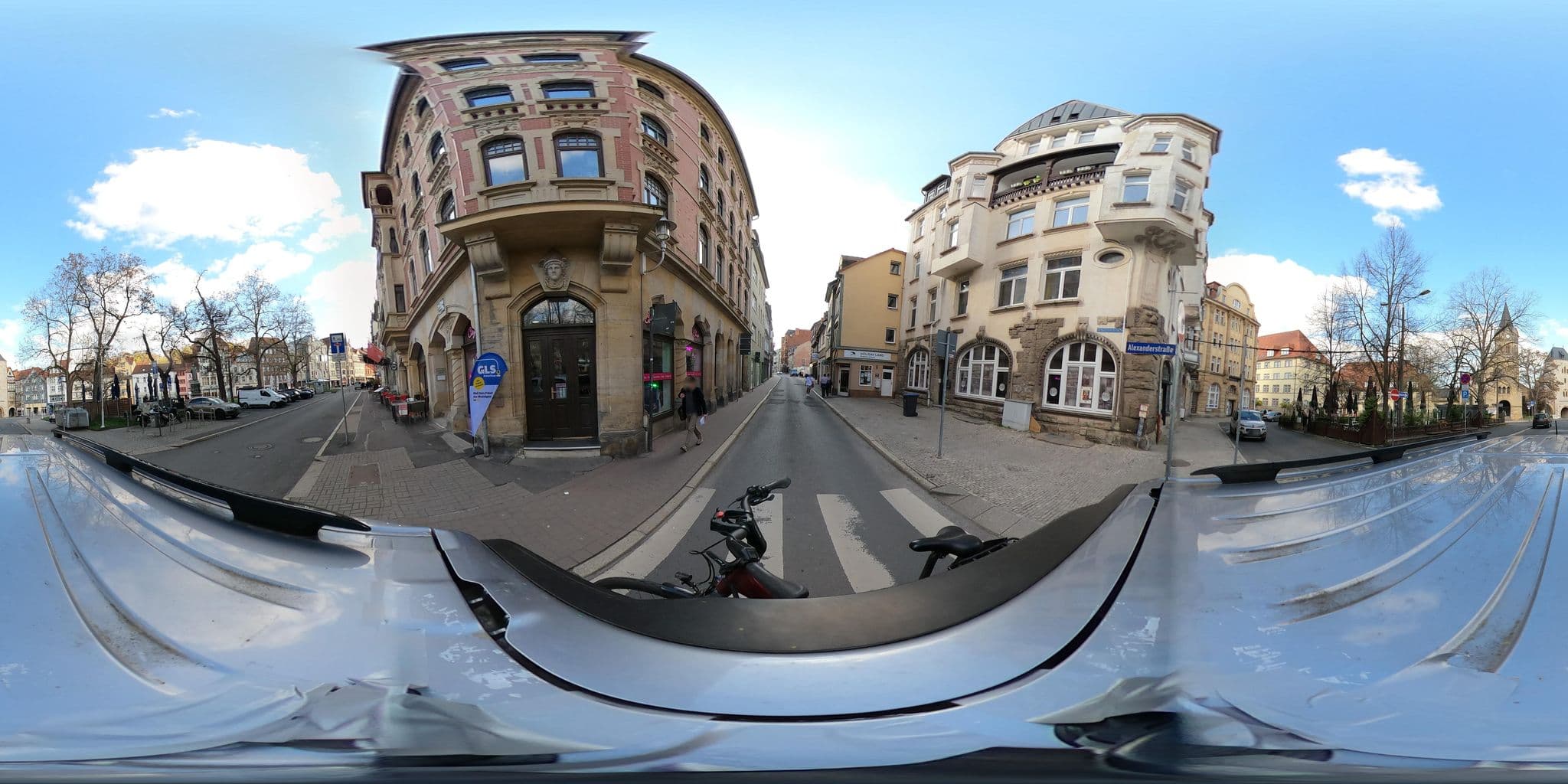 Street view near Pension Michelangelo, Eisenach — © Mobilitaetswerk (CC BY-SA · Mapillary)