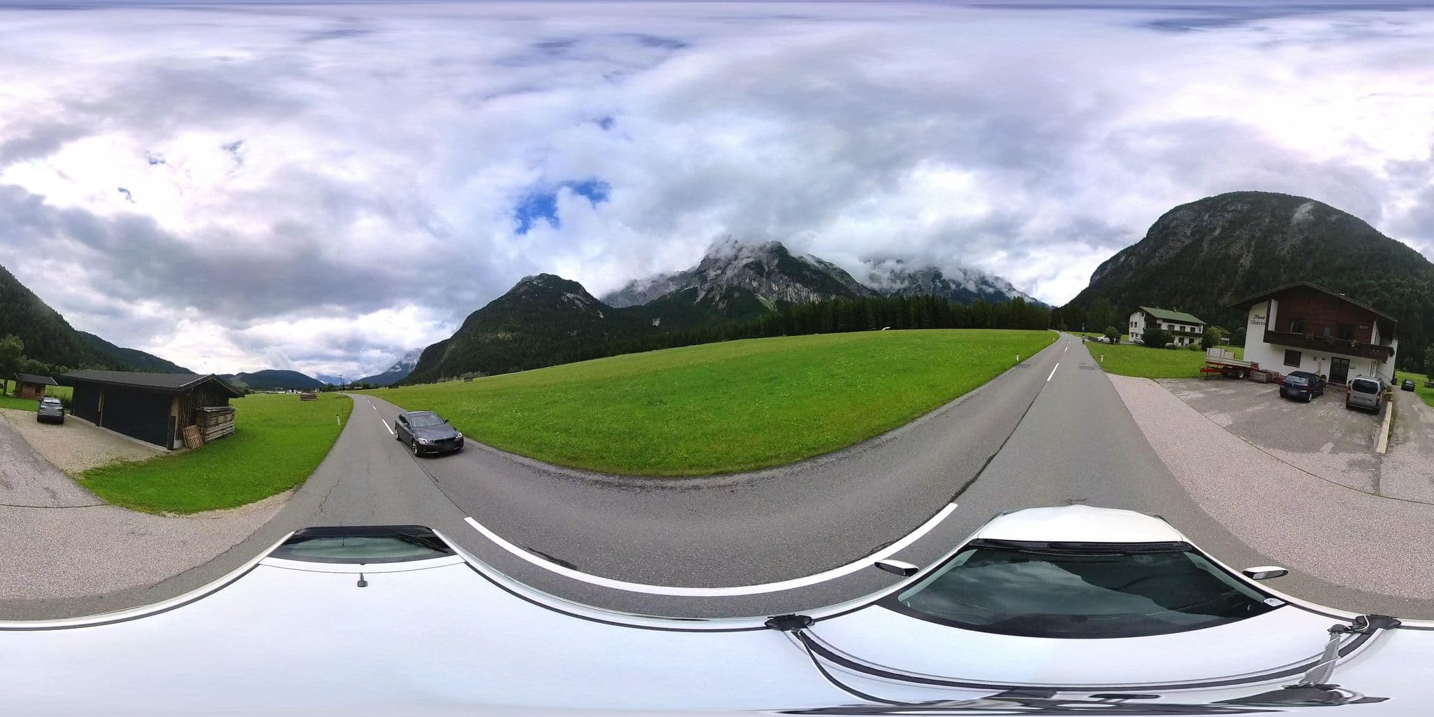 Street view near Haus Gabriele, Leutasch