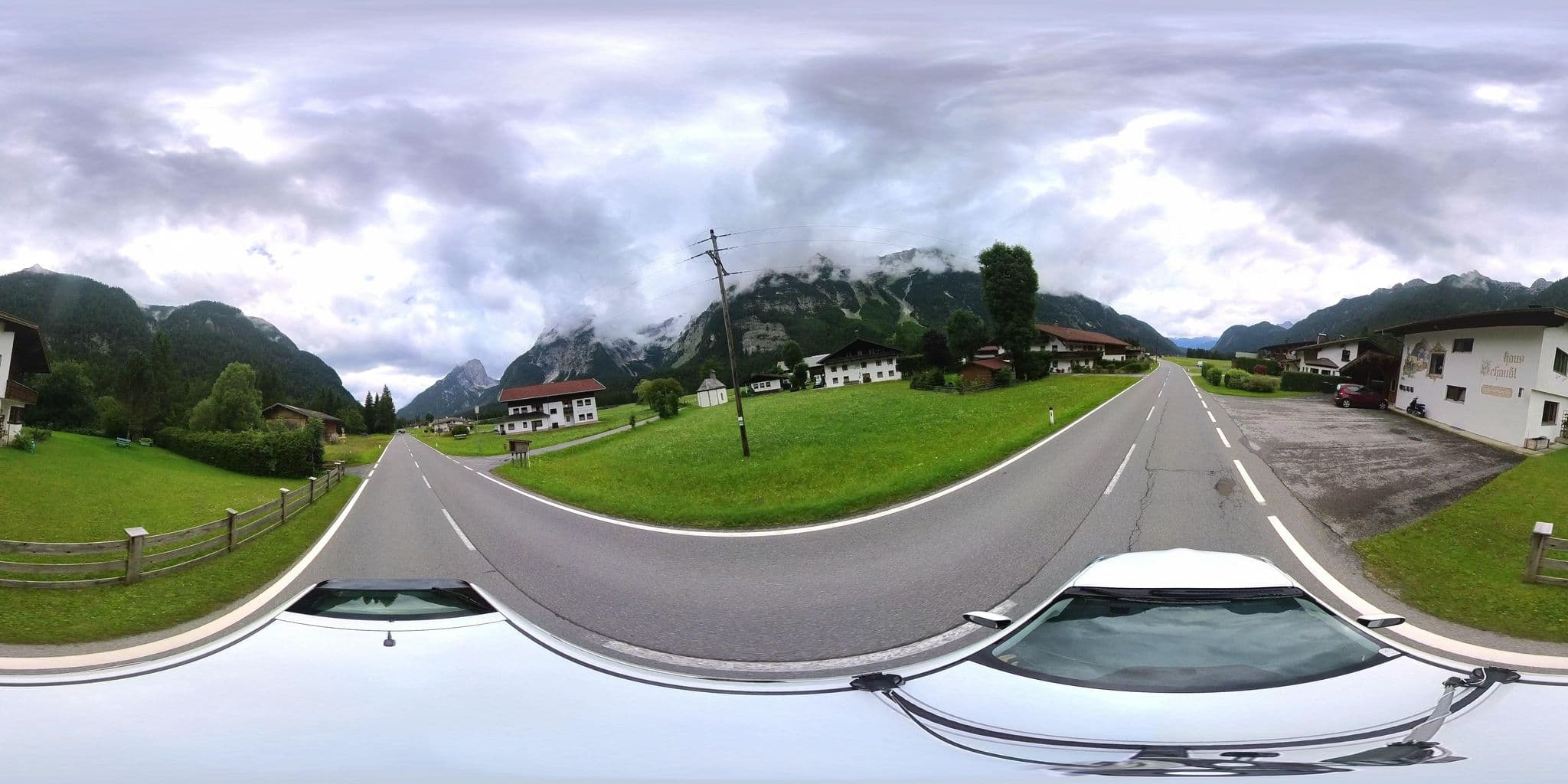 Street view near Haus Schandl, Leutasch