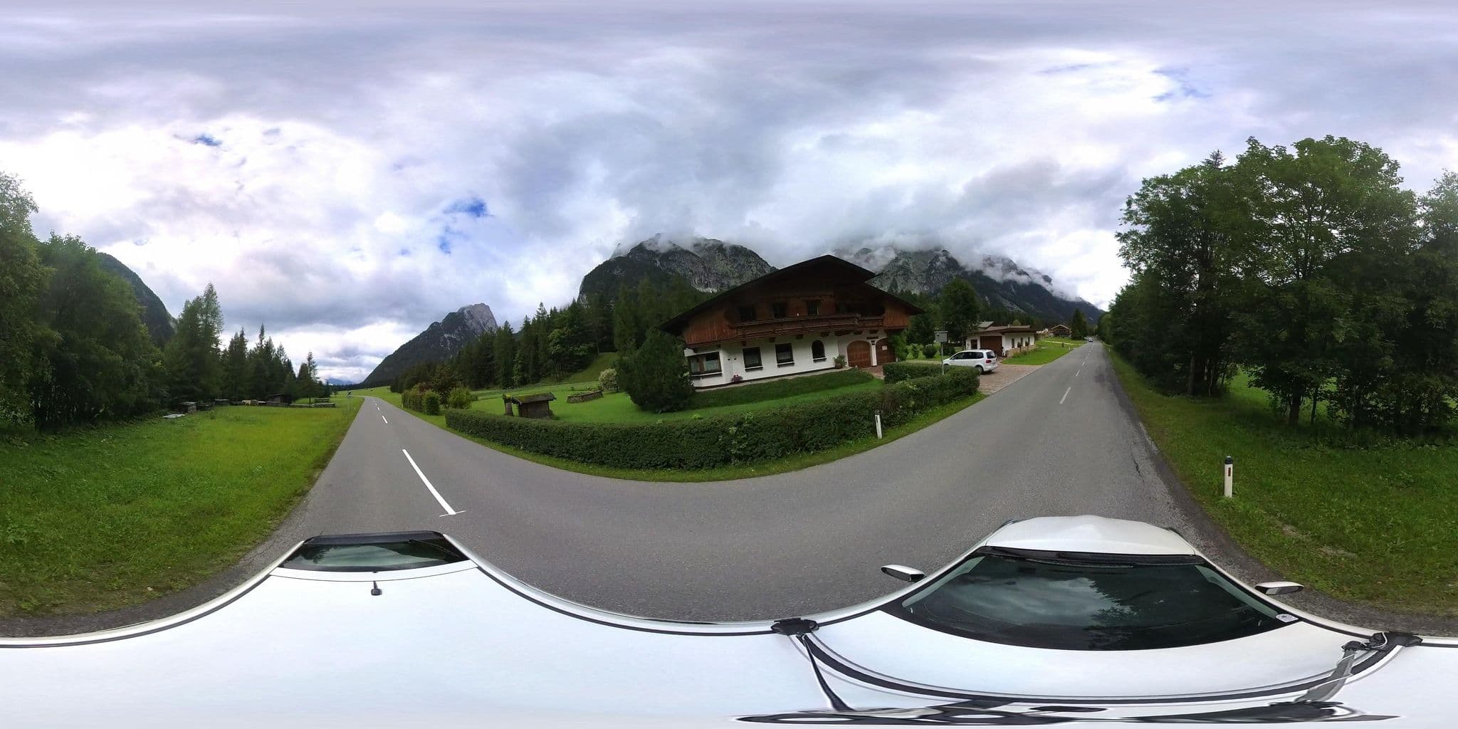 Street view near Landhaus Öfeler, Leutasch