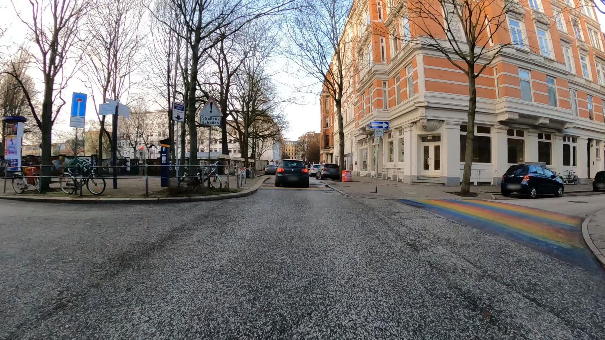 Street view near Hamburg Room, St. Georg — © veloroute_hamburg (CC BY-SA · Mapillary)