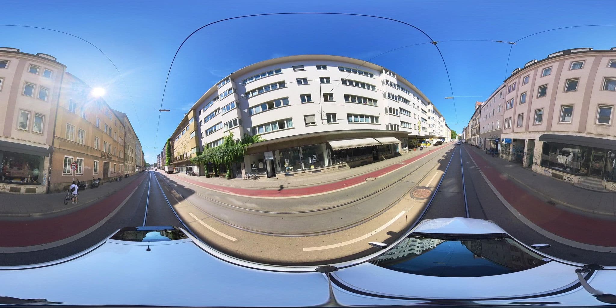 Street view near Alpami Glockenbach, Munich — © osmplus_org (CC BY-SA · Mapillary)
