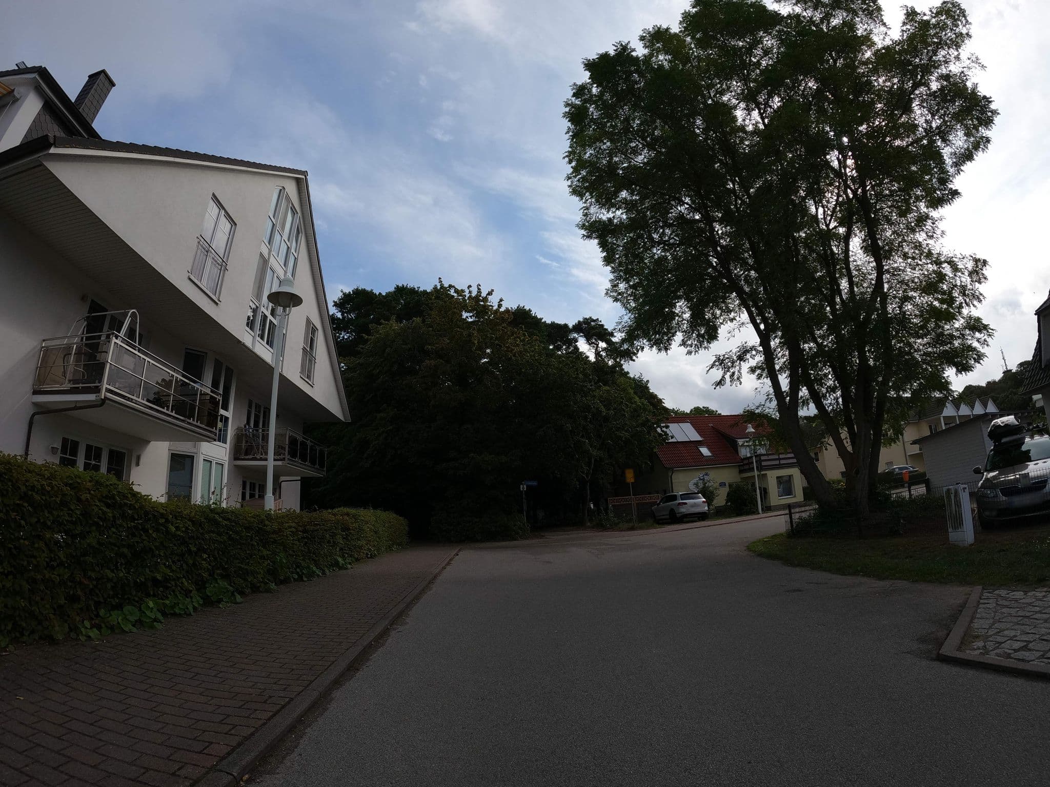 Street view near FeWo in Thiessow - Sommer und Meer, Ostseebad Göhren