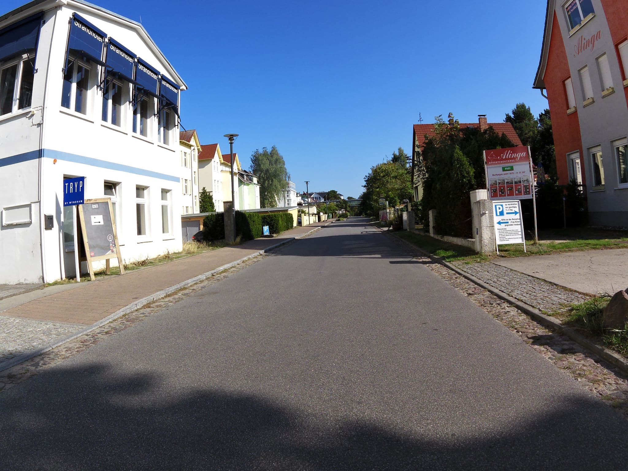 Street view near Appartmenthaus Alinga, Seebad Heringsdorf