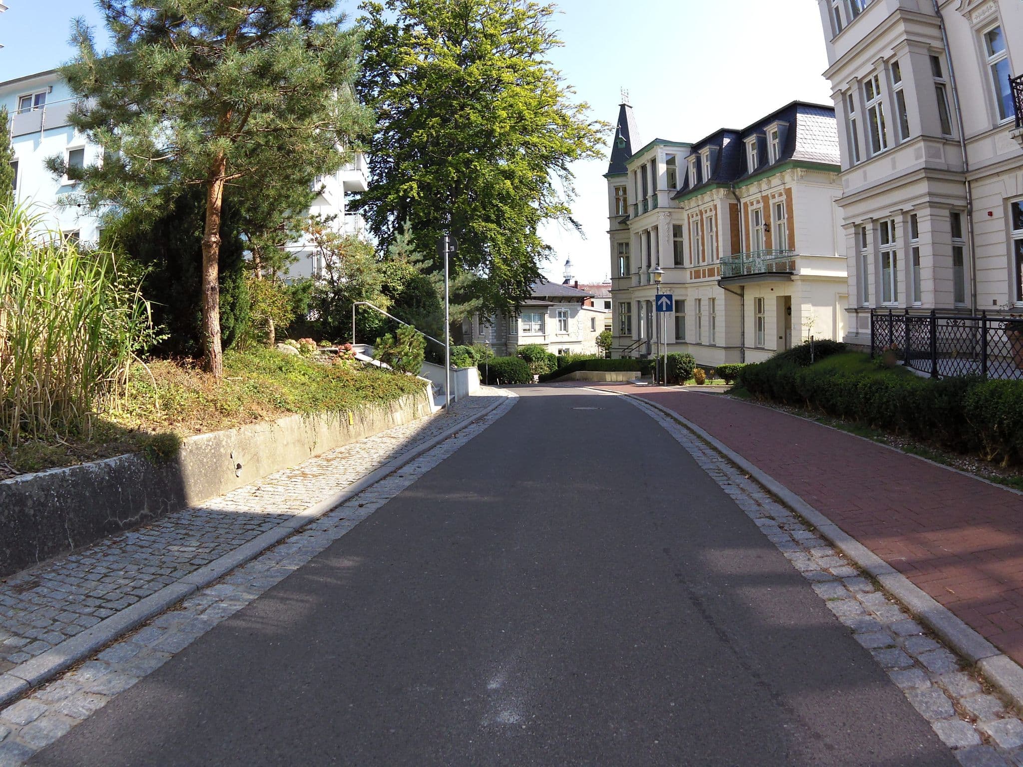 Street view near Villa Usedom, Seebad Heringsdorf