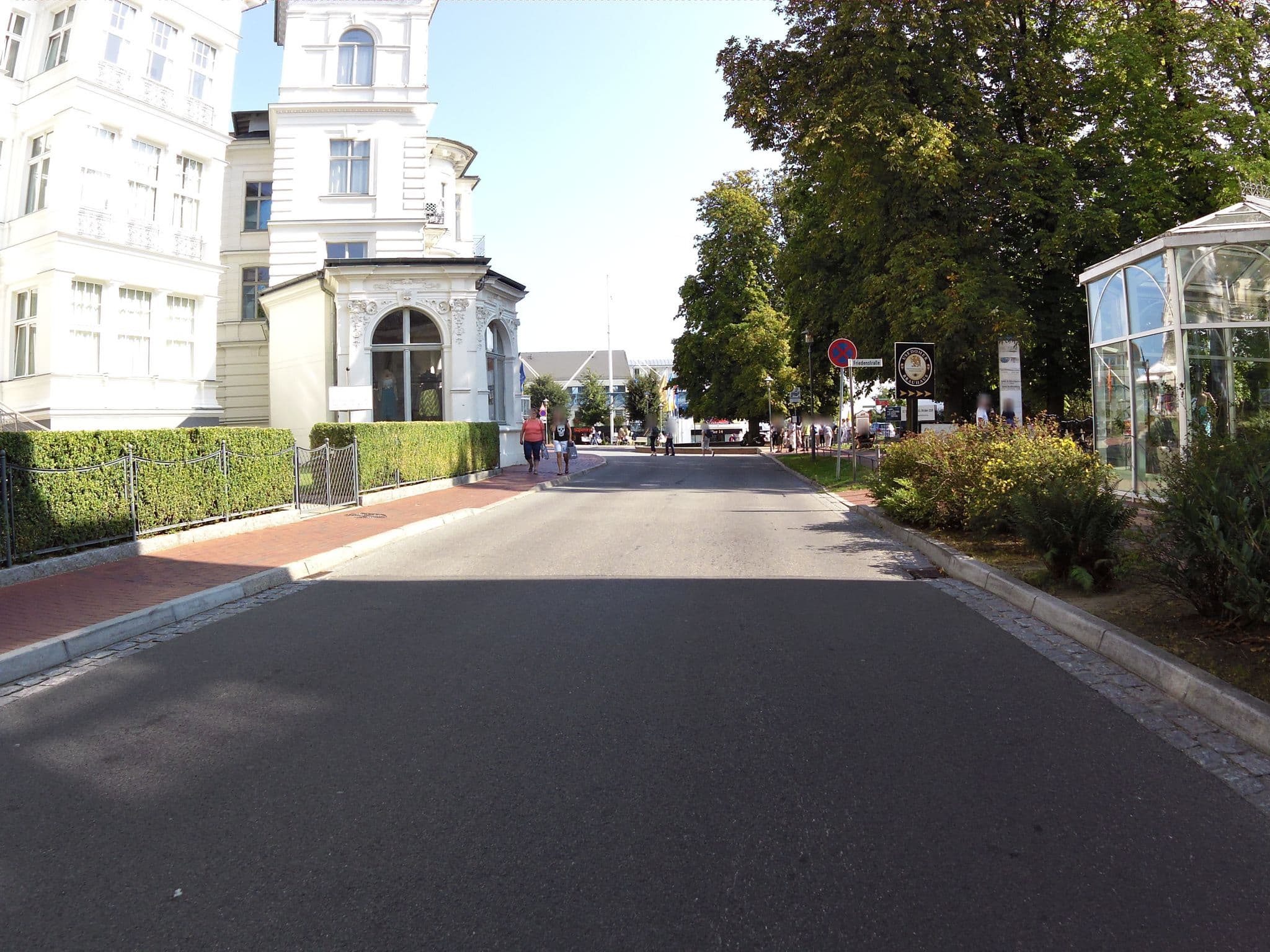 Street view near Pommerscher Hof, Seebad Heringsdorf