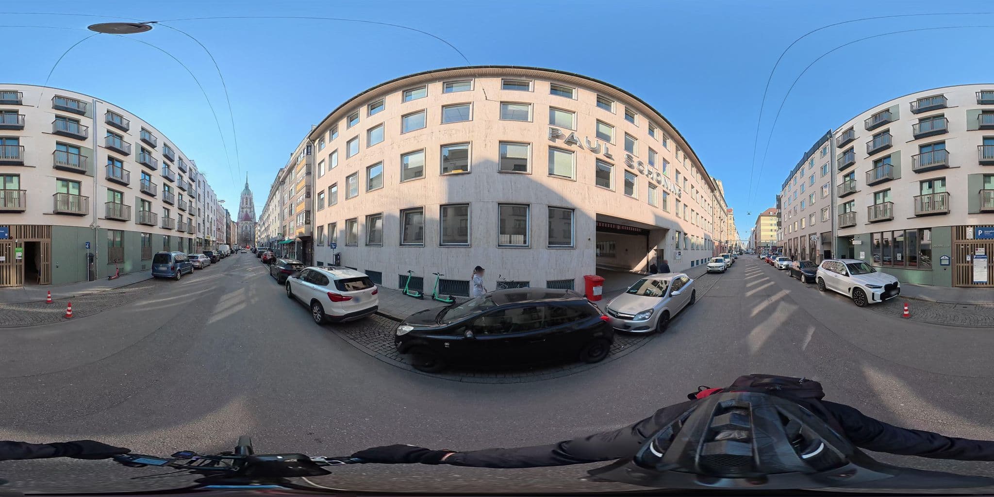Street view near Schwan Locke, Munich