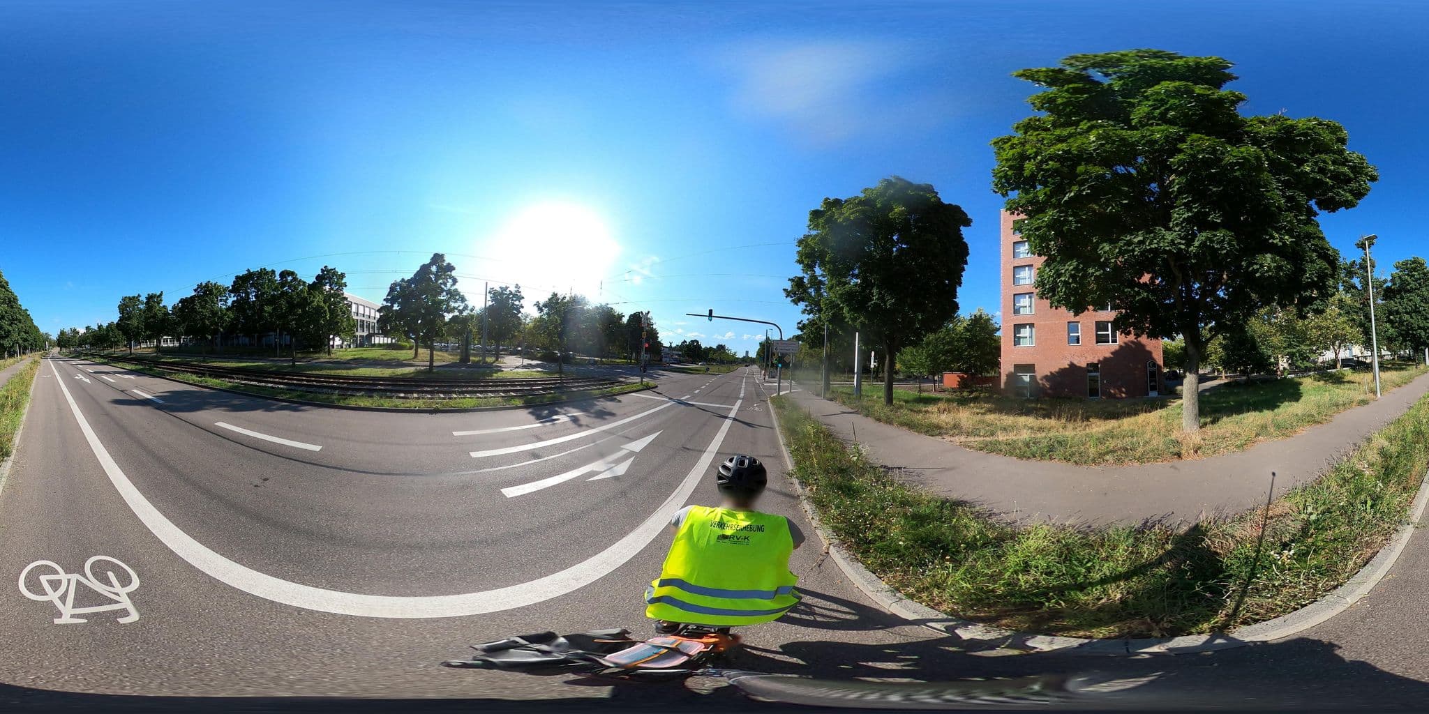 Street view near PLAZA Premium Karlsruhe, Karlsruhe — © RadNETZ (CC BY-SA · Mapillary)