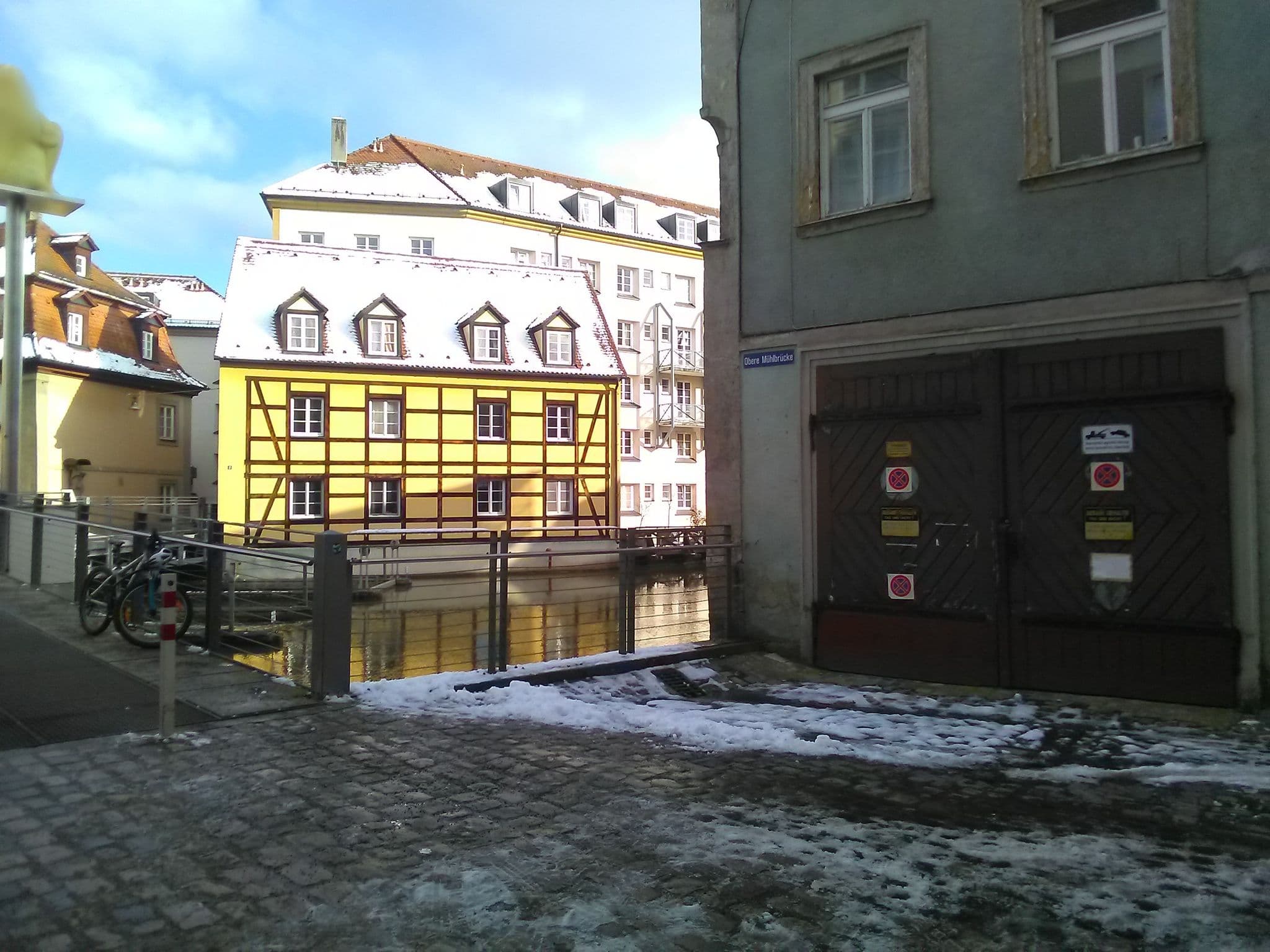 Street view near Hotel Nepomuk, Bamberg — © bernd_niemann (CC BY-SA · Mapillary)