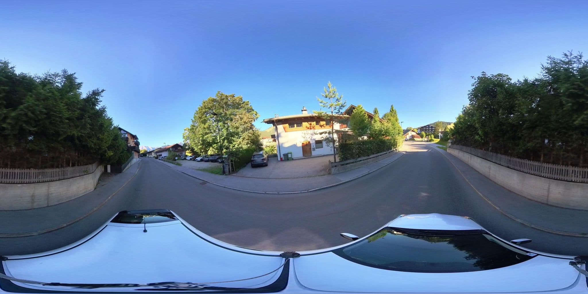 Street view near Villa Caroline, Seefeld in Tirol