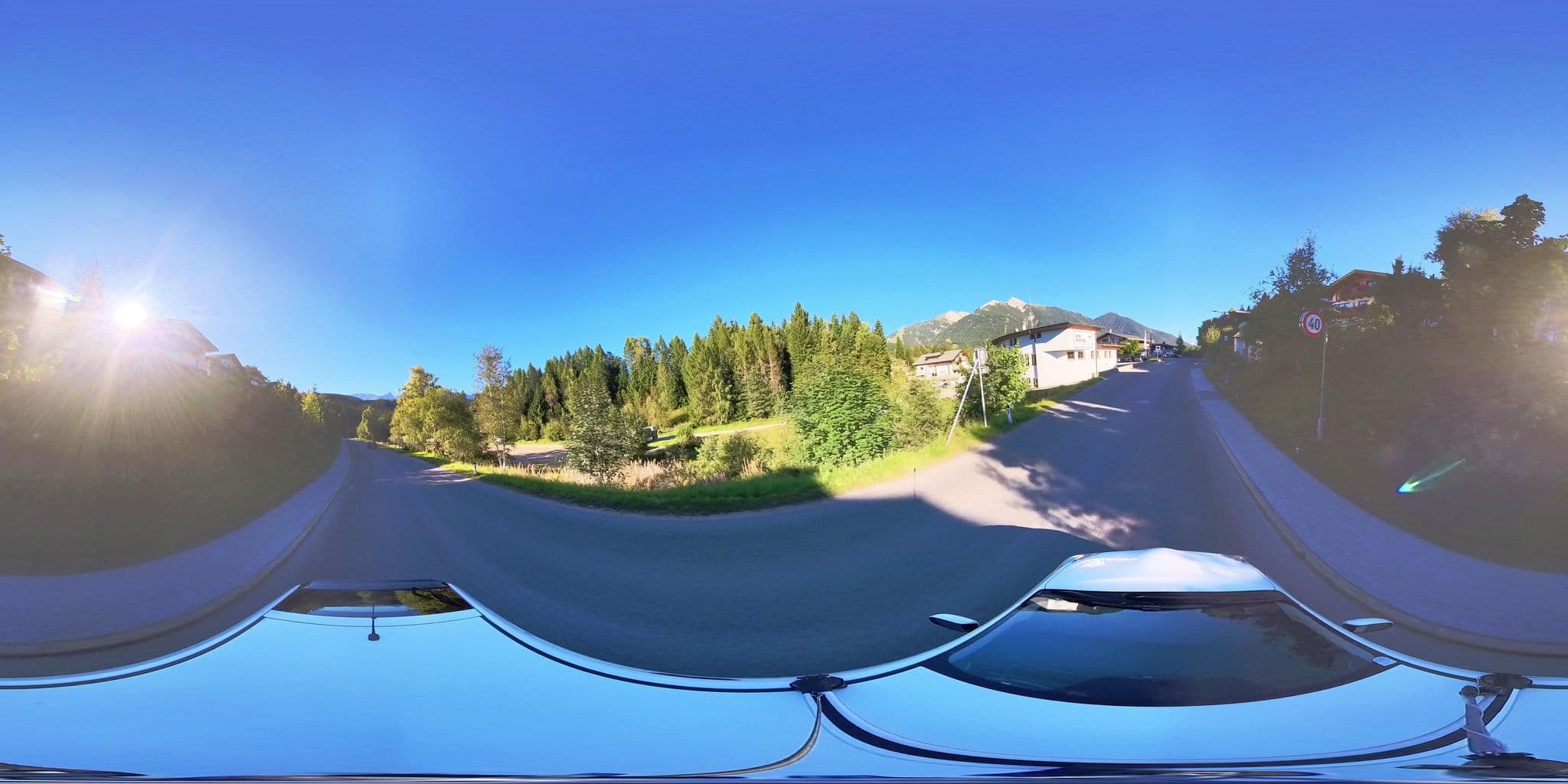 Street view near Beck's Hoamatl, Seefeld in Tirol