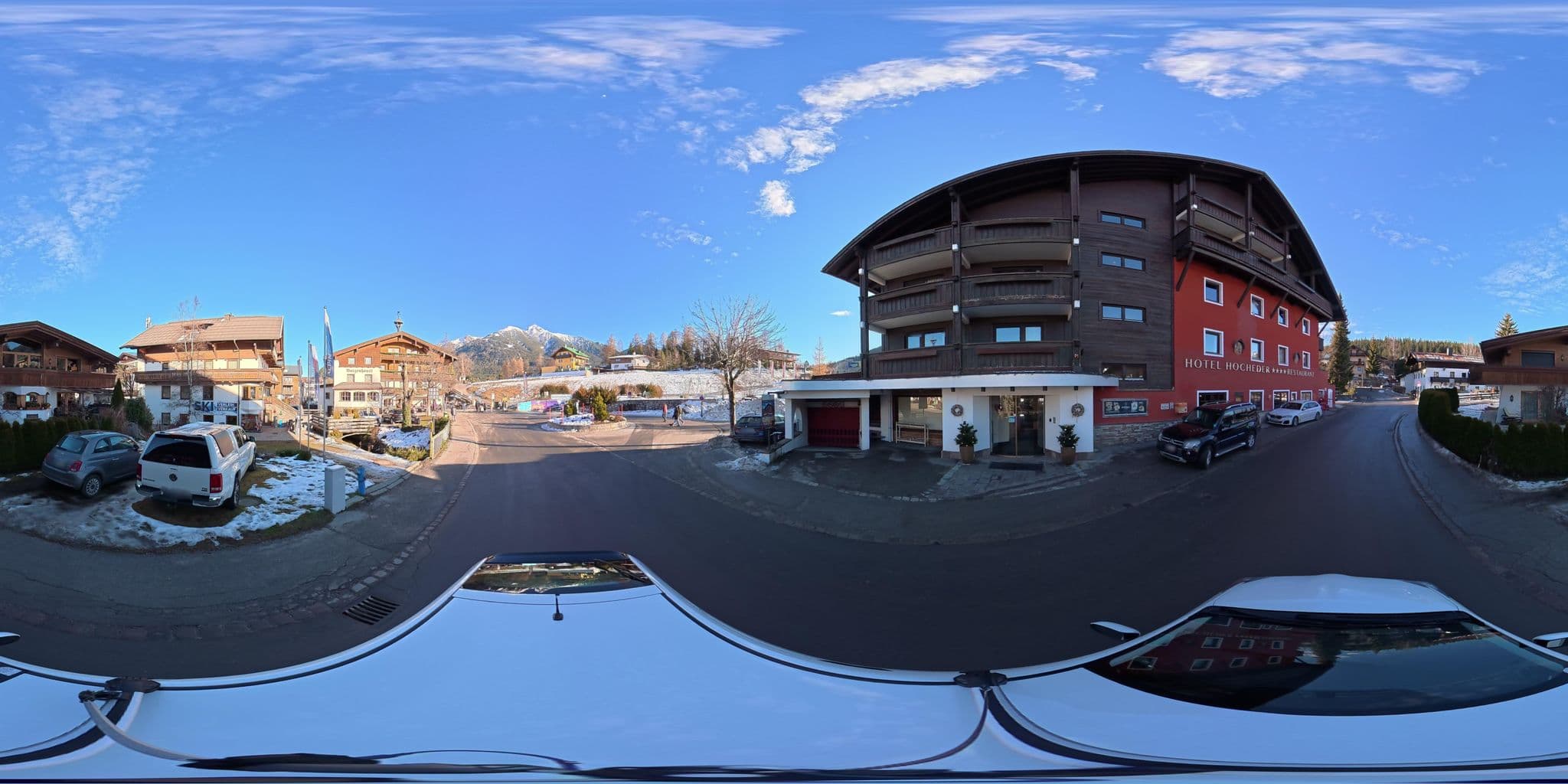 Street view near Edelweiss, Seefeld in Tirol