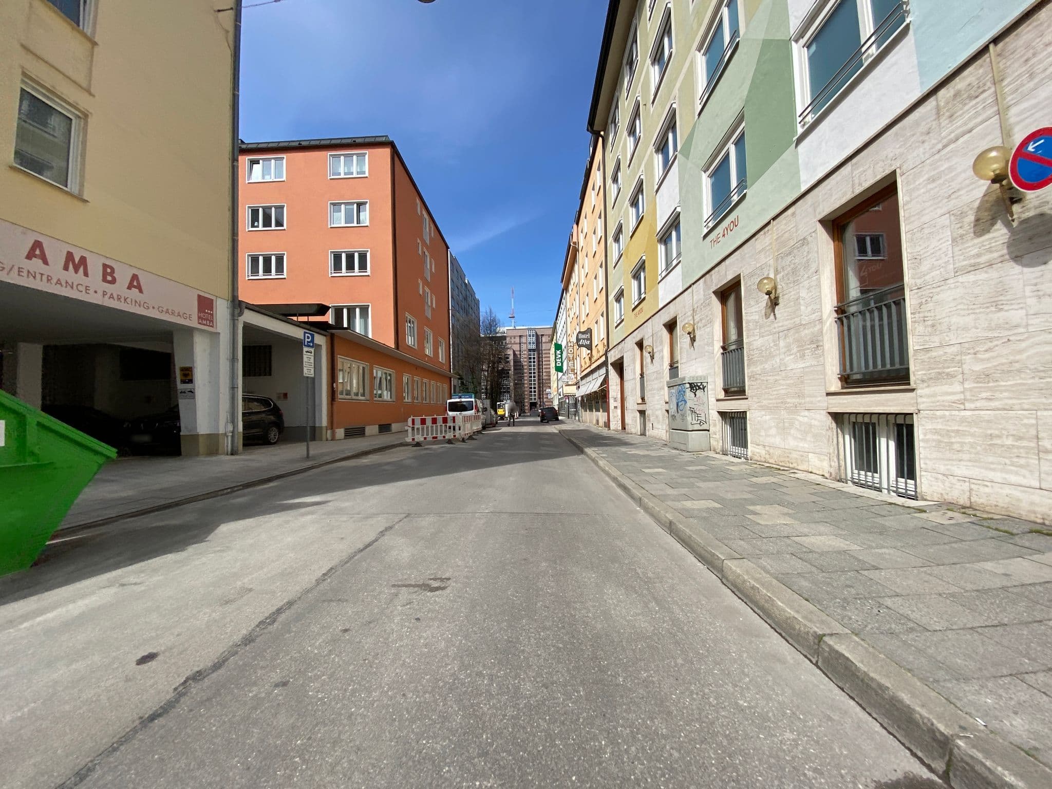 Street view near The 4You, Munich