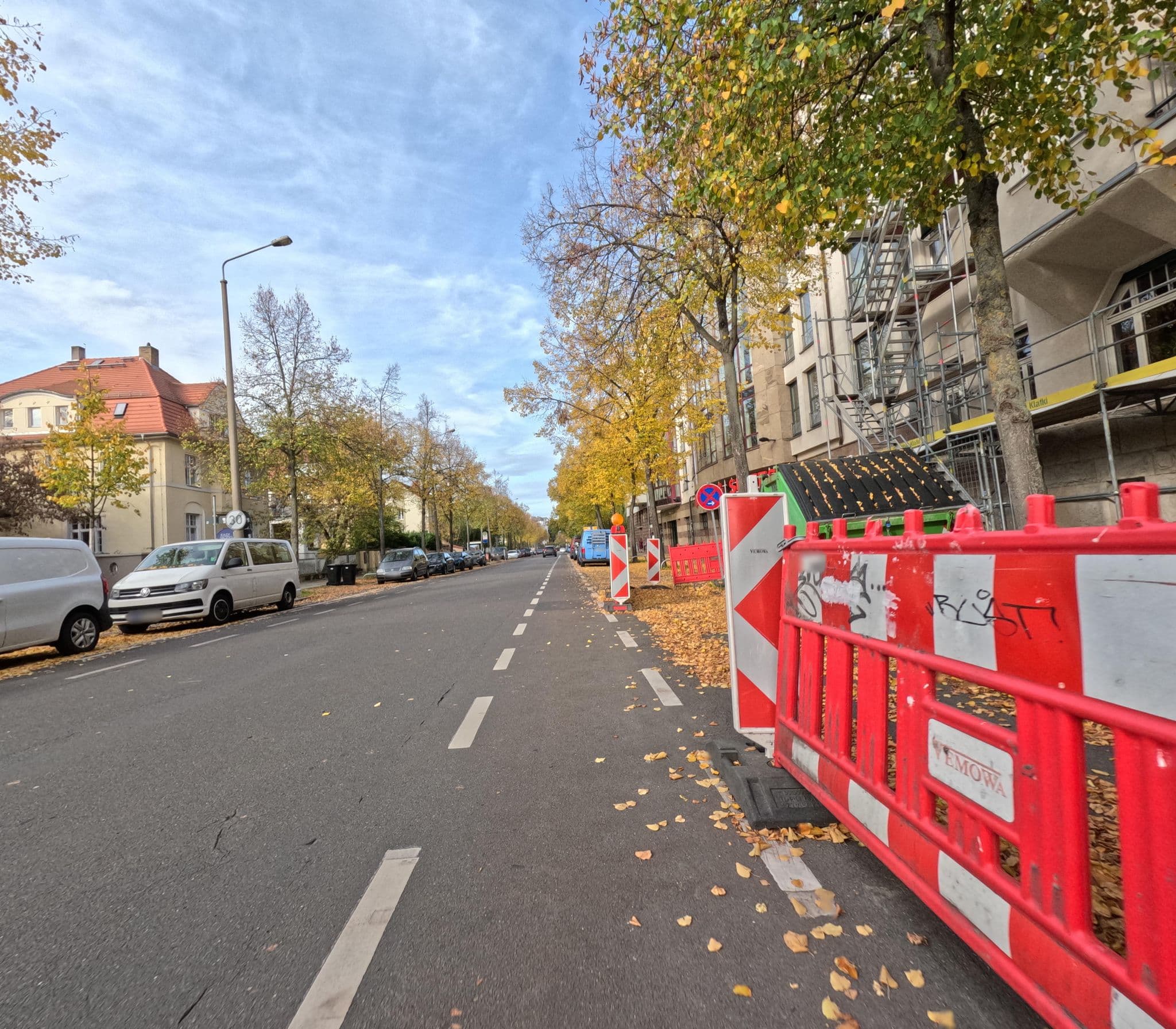 Street view near Amedia Hotel & Suites, Leipzig — © kopra (CC BY-SA · Mapillary)