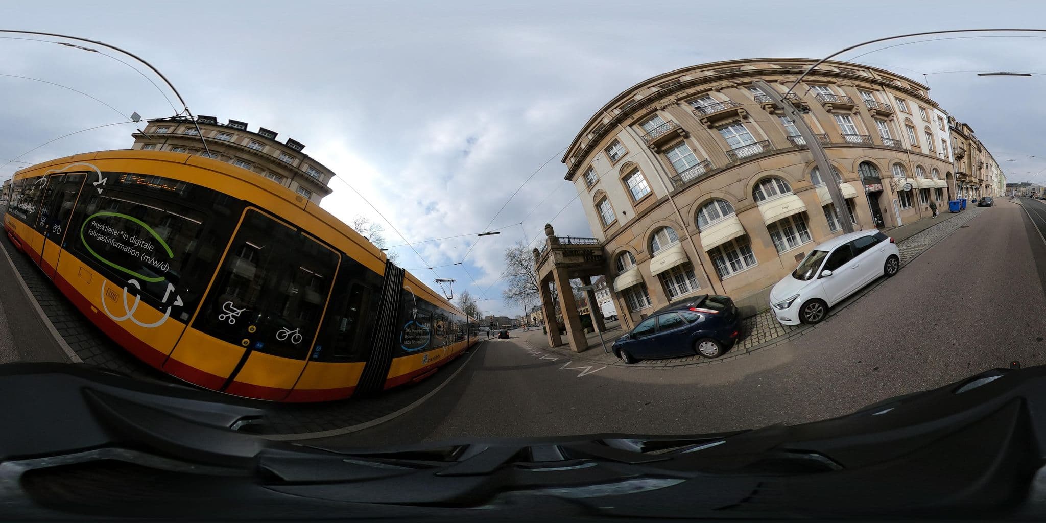 Street view near Schlosshotel, Karlsruhe — © artemis (CC BY-SA · Mapillary)