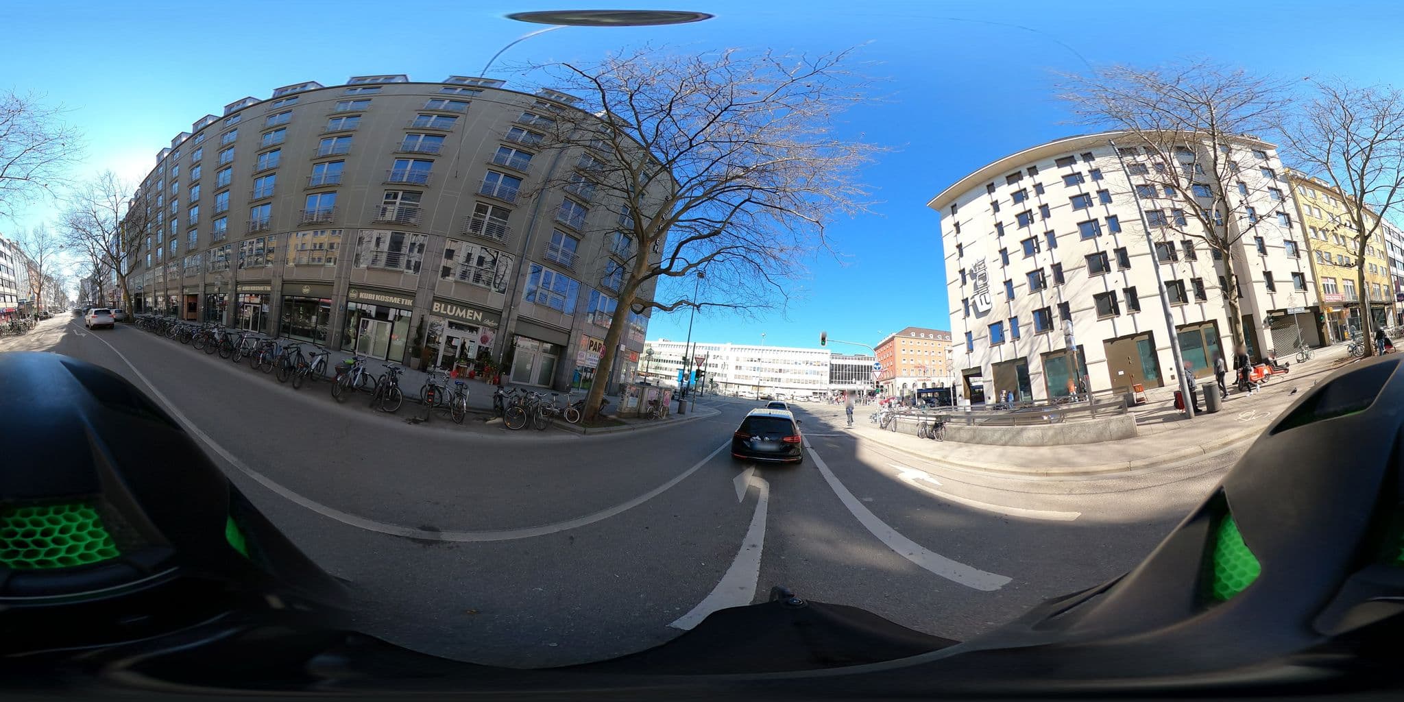 Street view near aloft, Munich — © stephanesser (CC BY-SA · Mapillary)