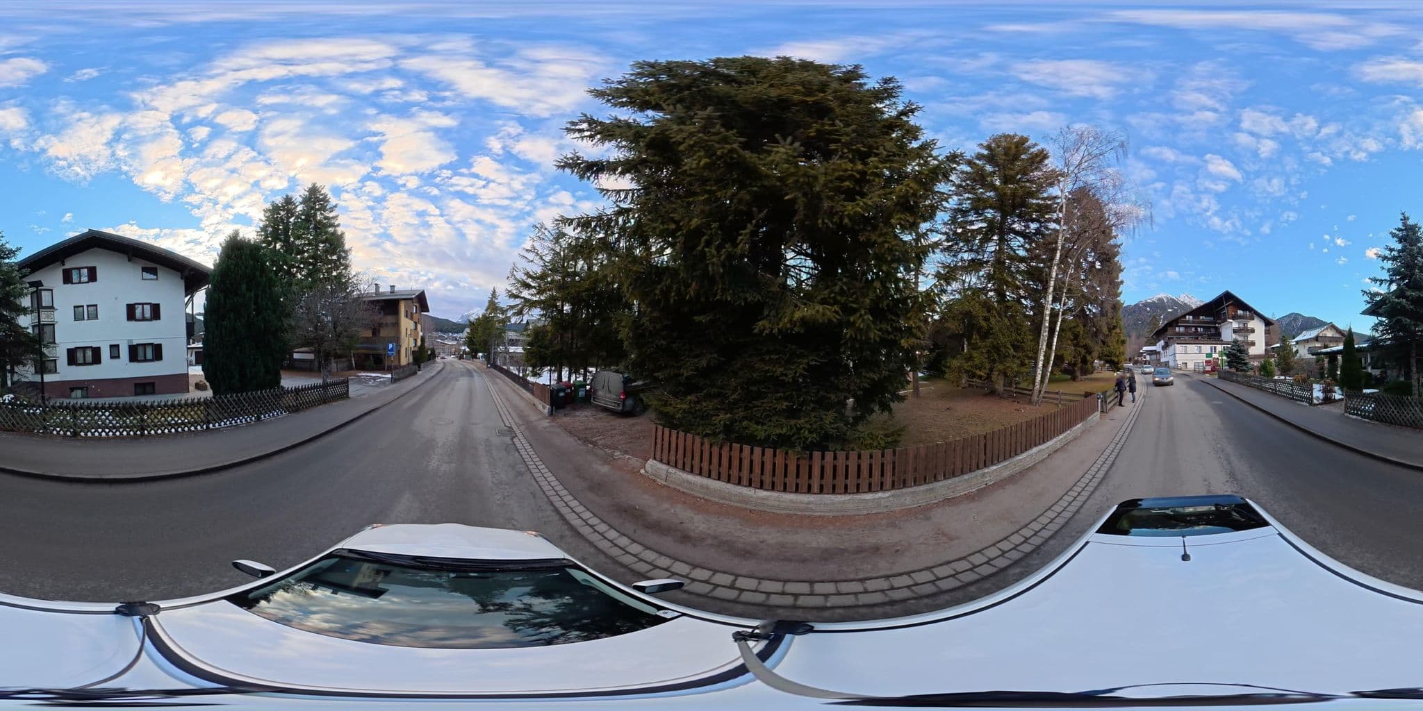 Street view near Pension Andreas Hofer, Seefeld in Tirol